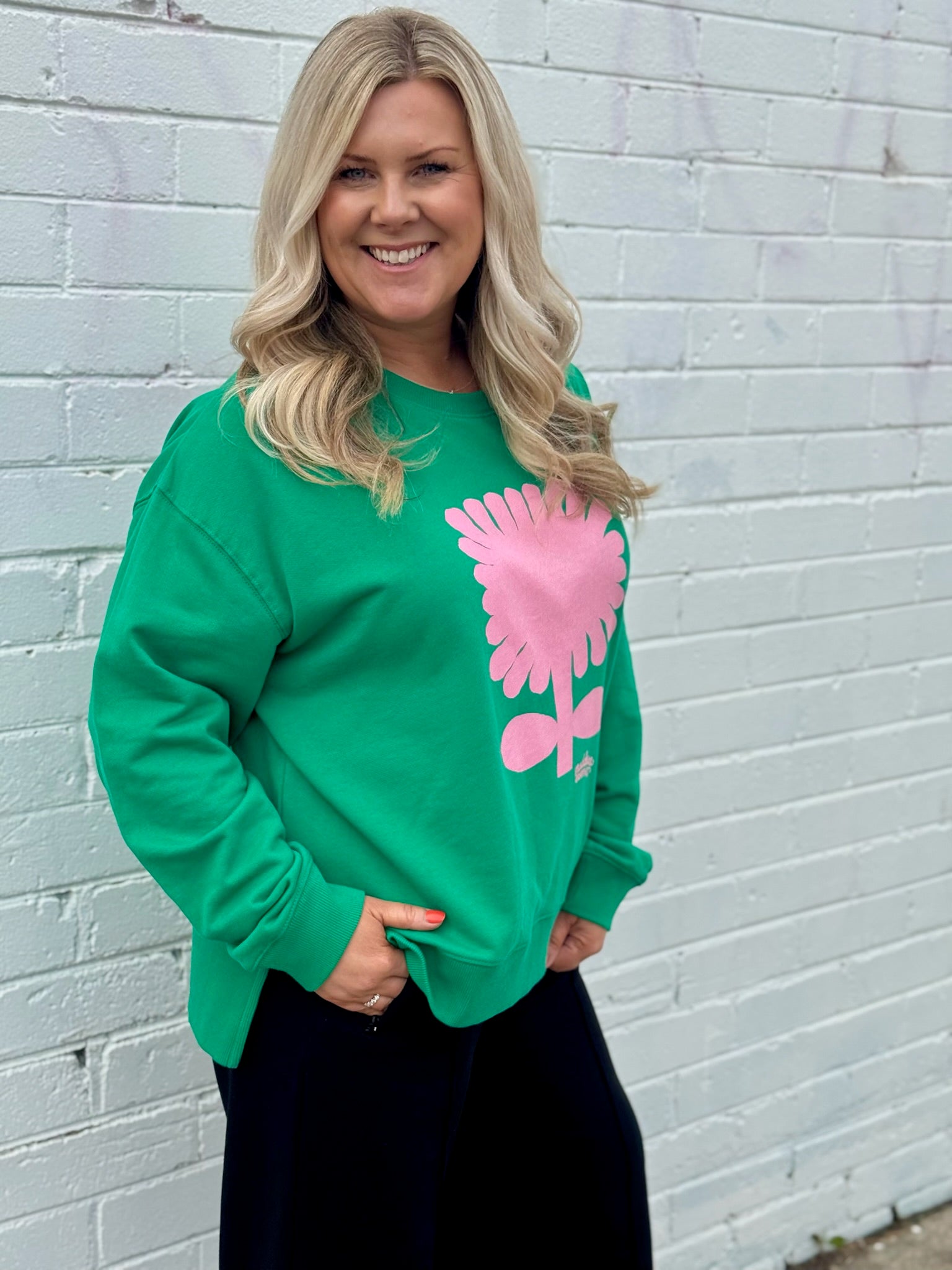 Madeleine Stamer II Crew - Pine Green