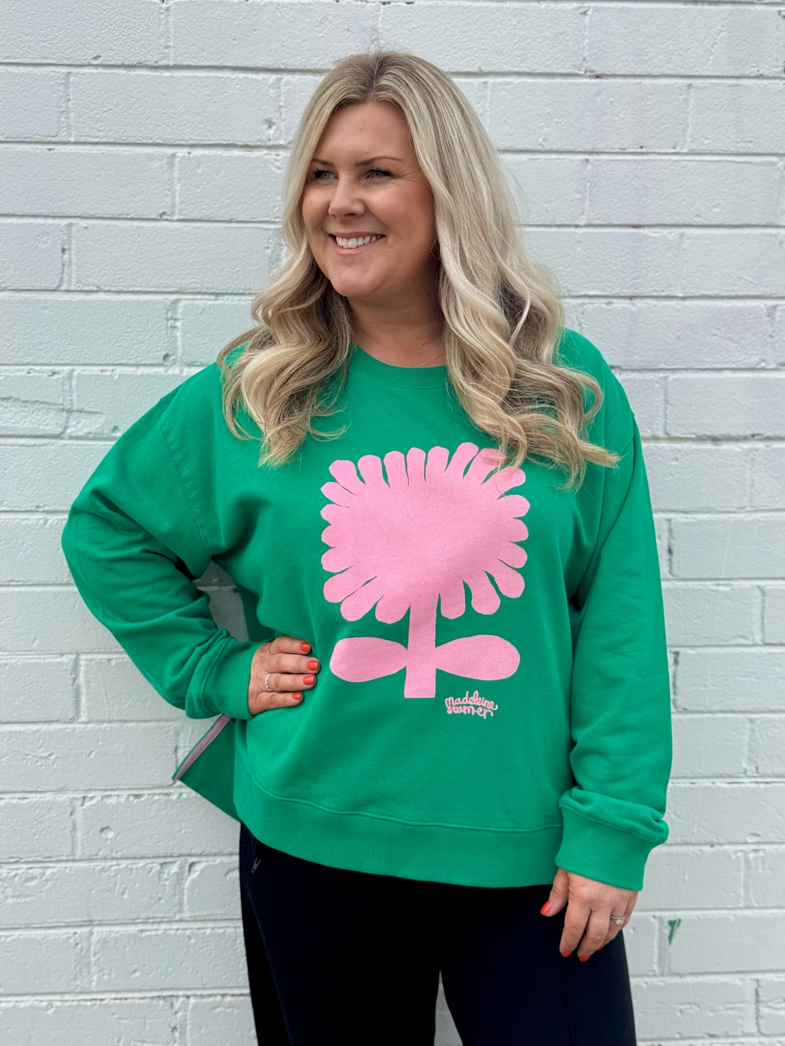 Madeleine Stamer II Crew - Pine Green