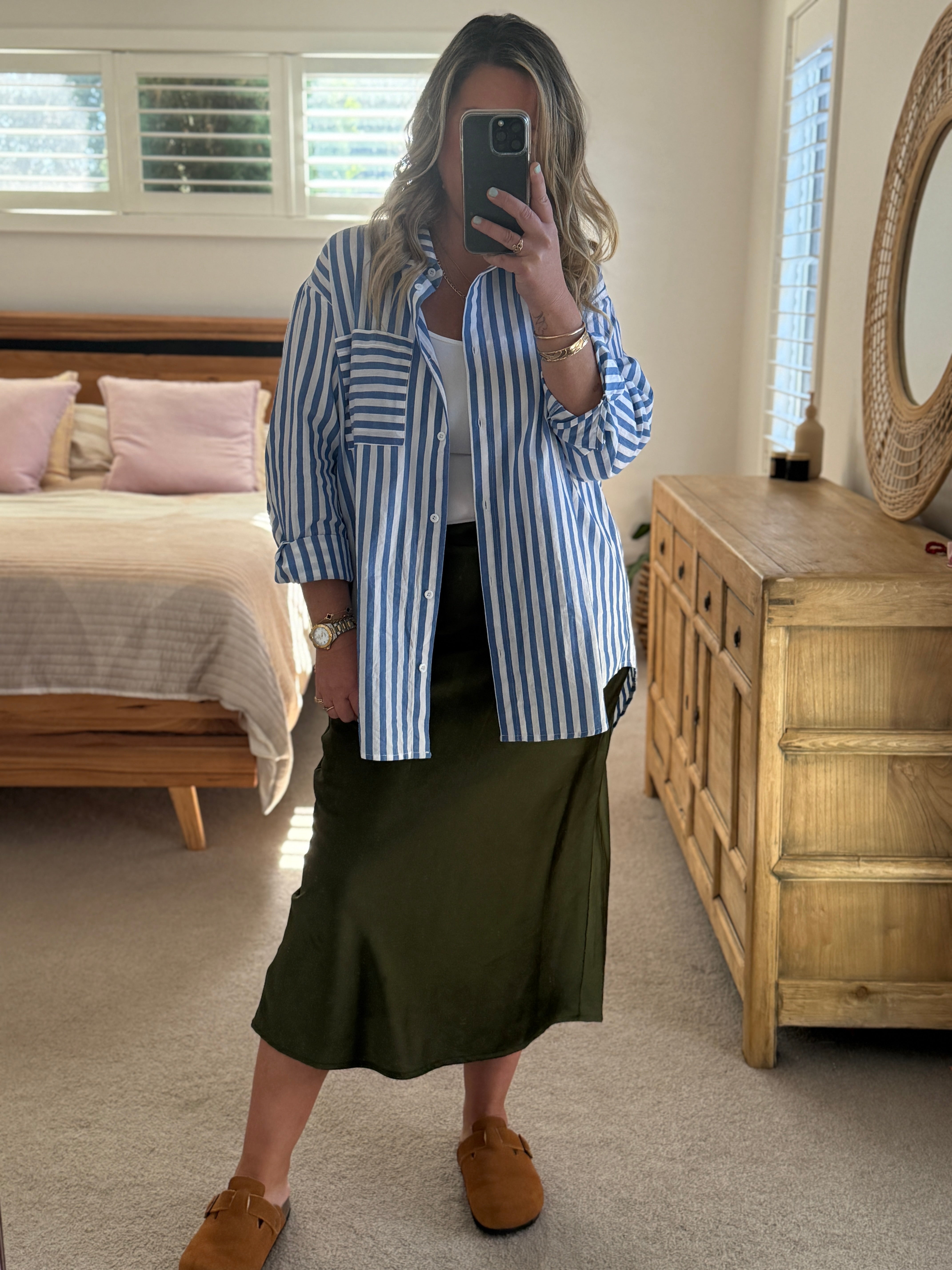 Zylah Skirt- Khaki