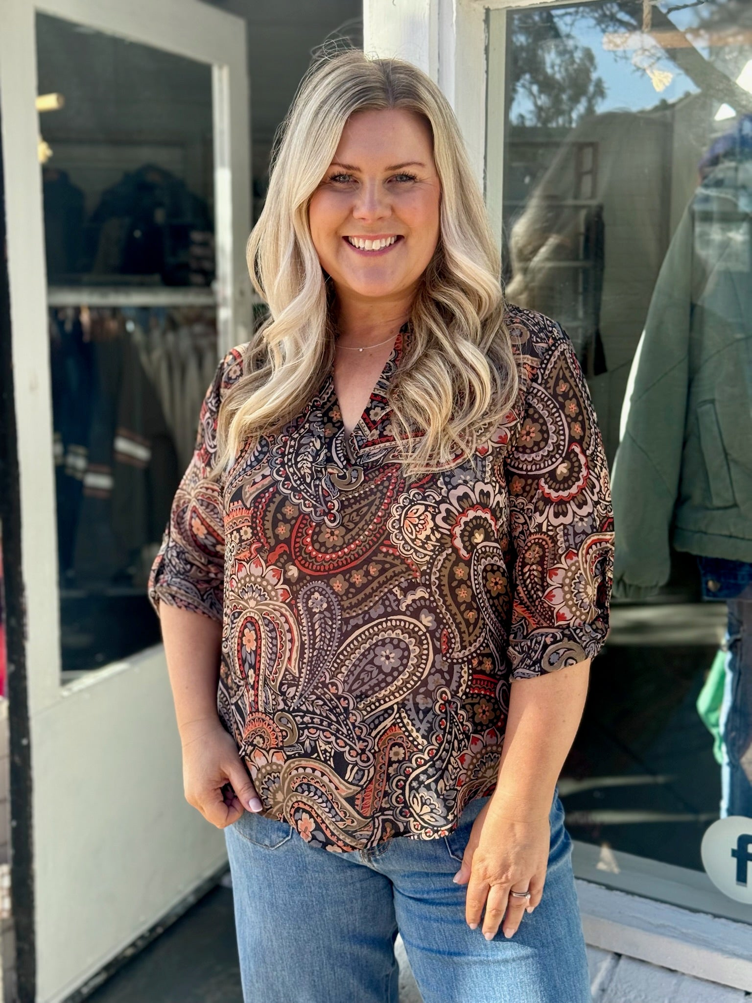 Tilly Shirt - Multi Black