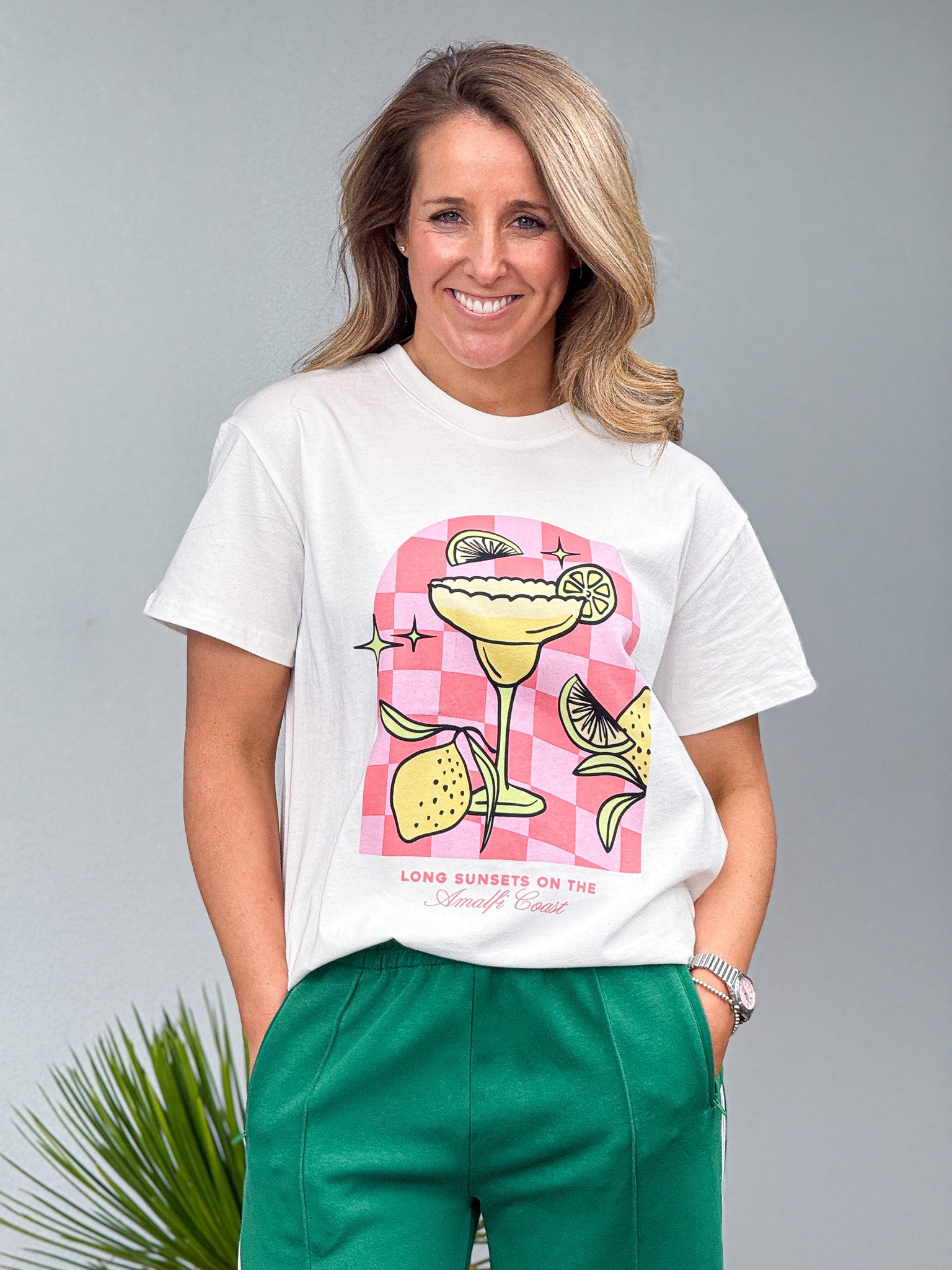 Amalfi Coast Tee - Vintage White