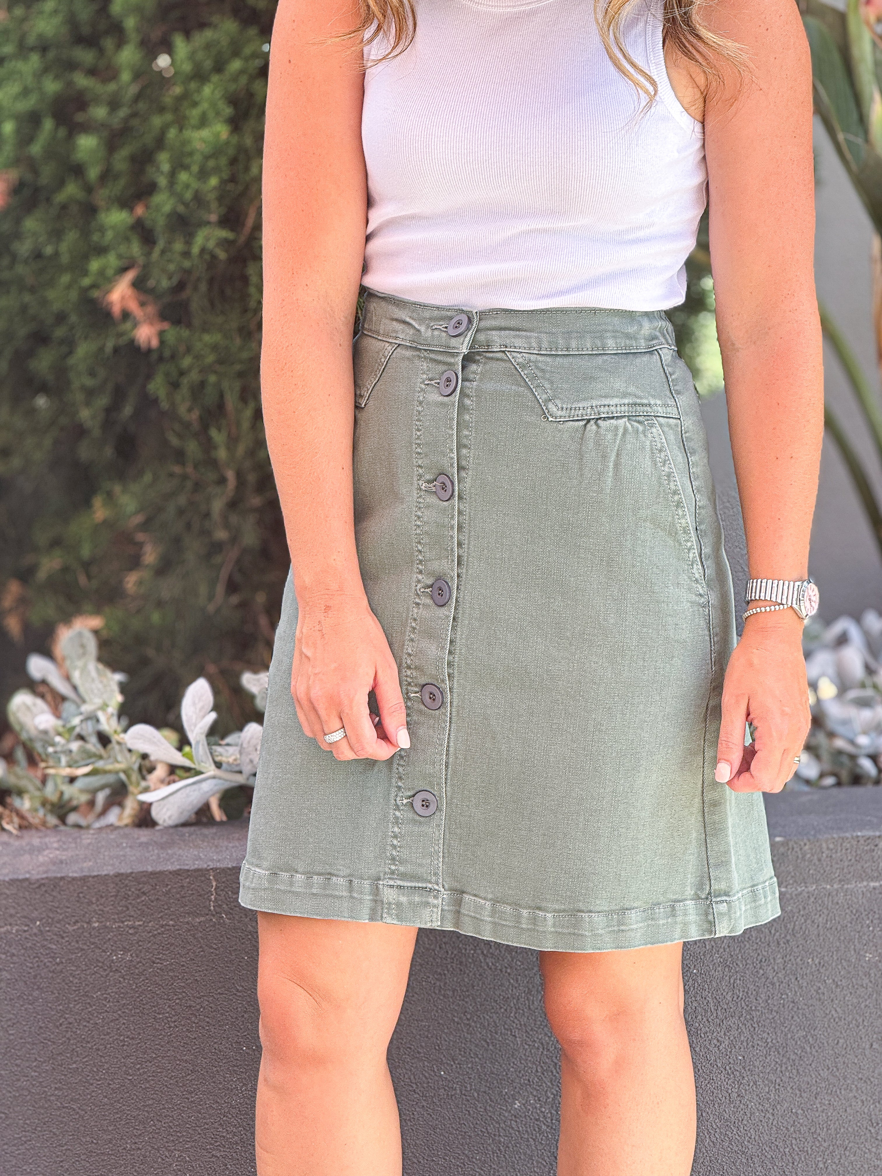 Amanda Skirt - Khaki