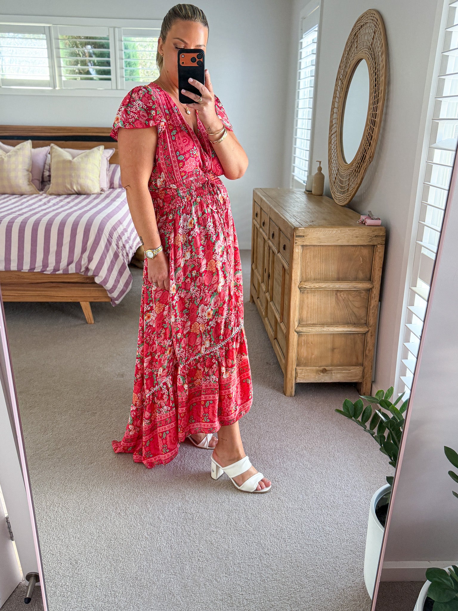 Aurelia Maxi Dress - Red