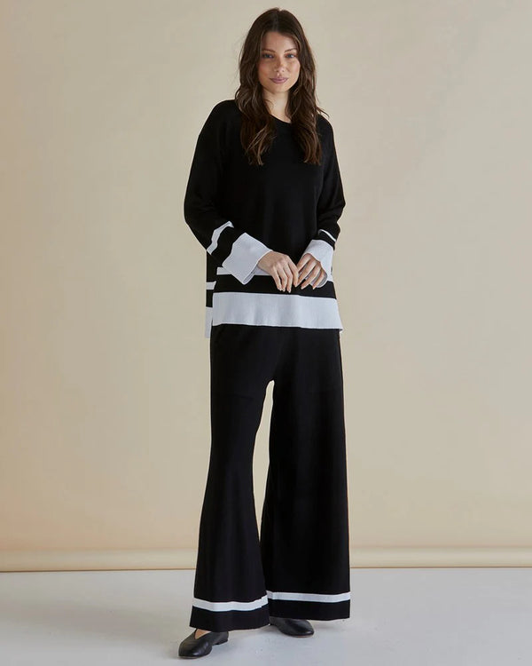 Delphine Knit Pant - Black