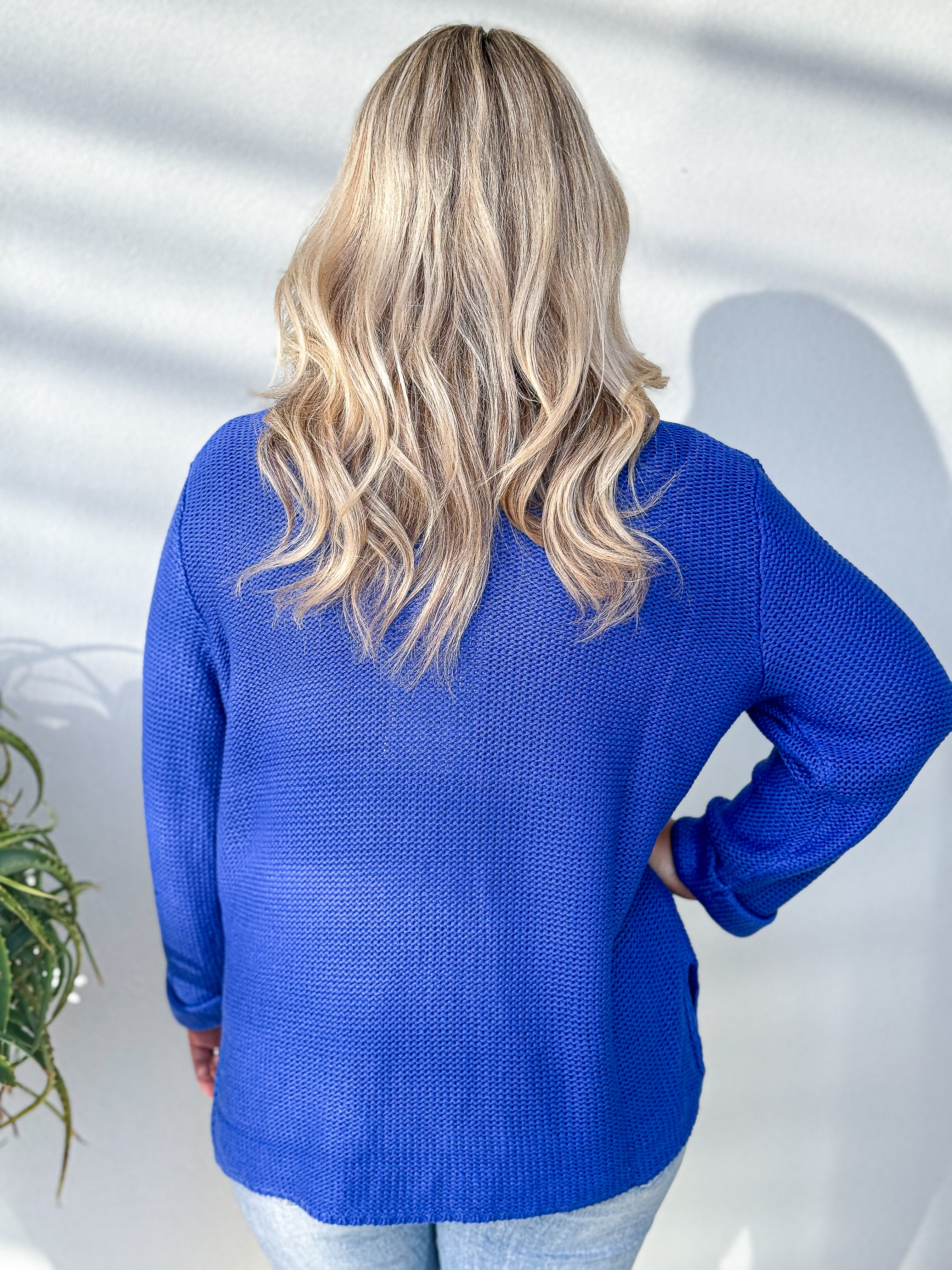 Bessie Knit - Persian Blue