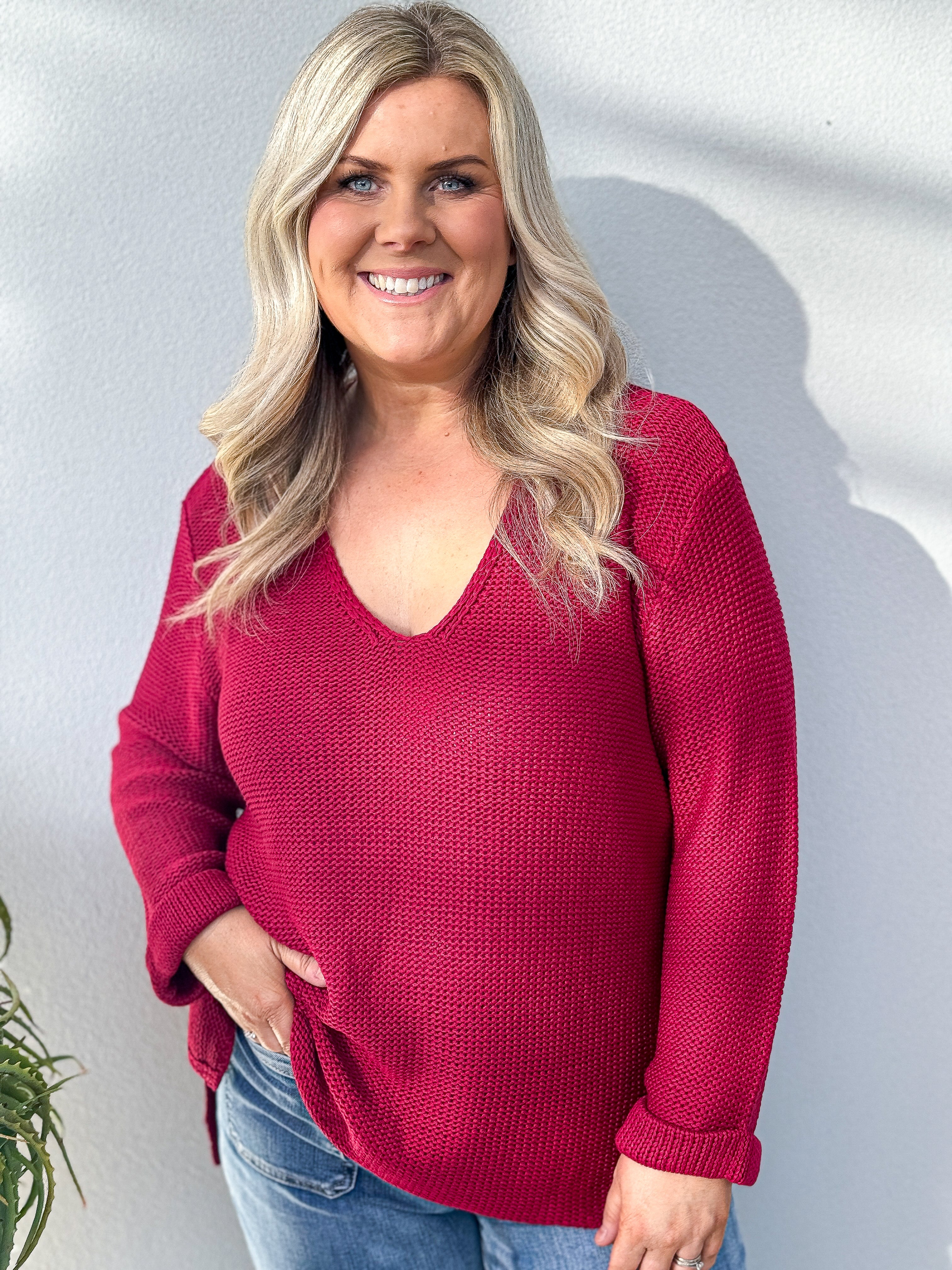 Bessie Knit - Ruby Red