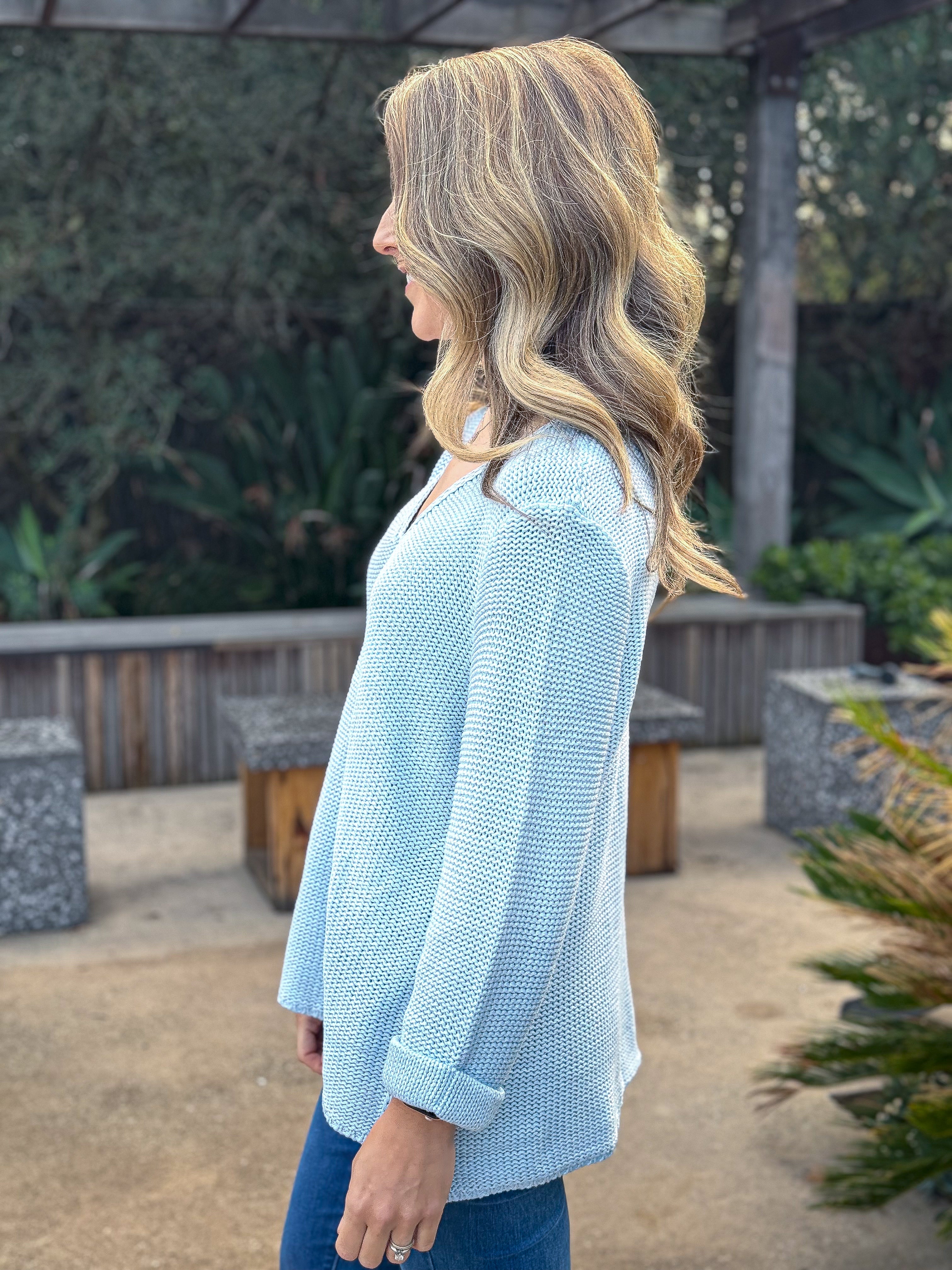 Bessie Knit - Baby Blue