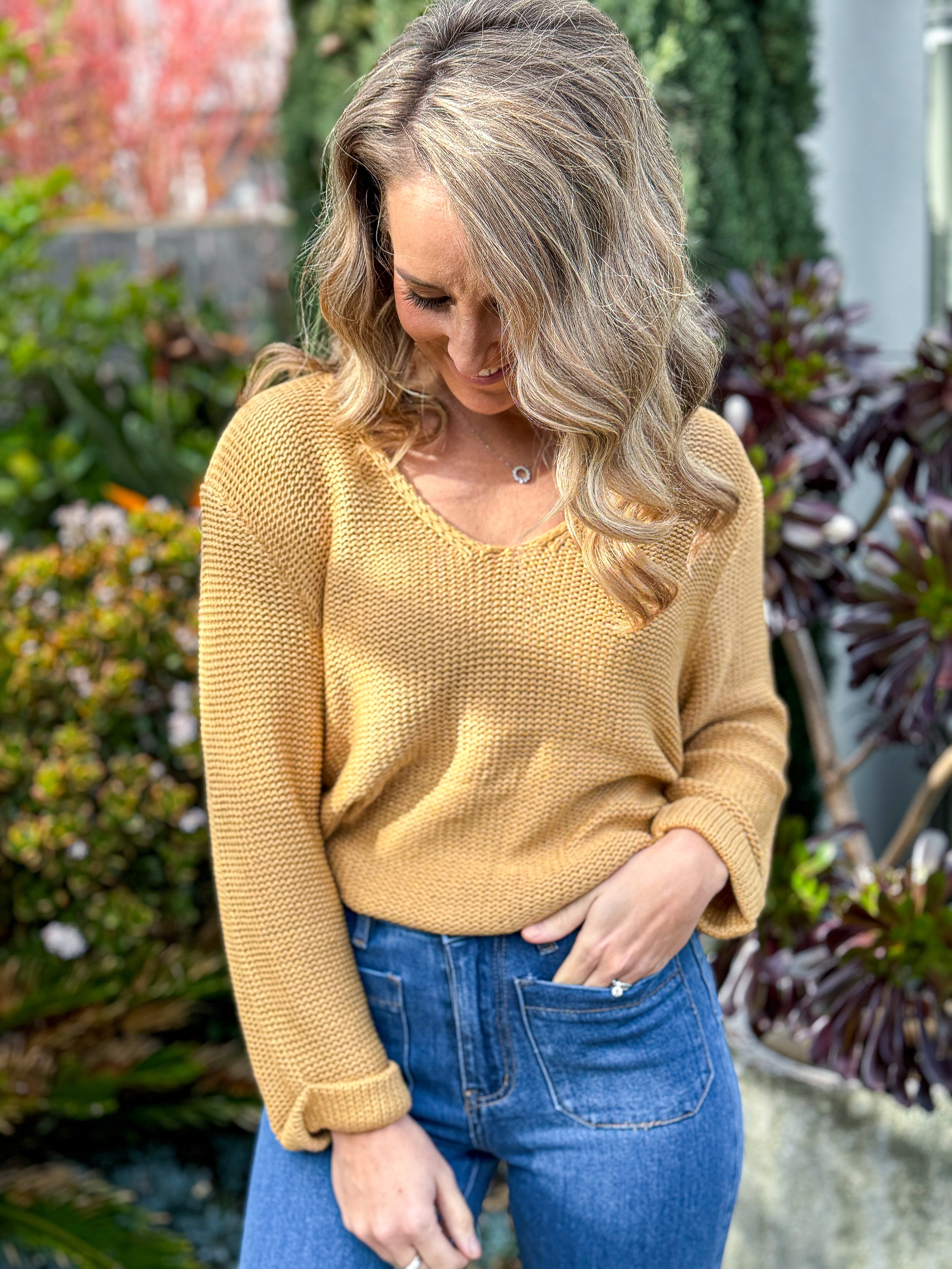 Bessie Knit - Honey Mustard