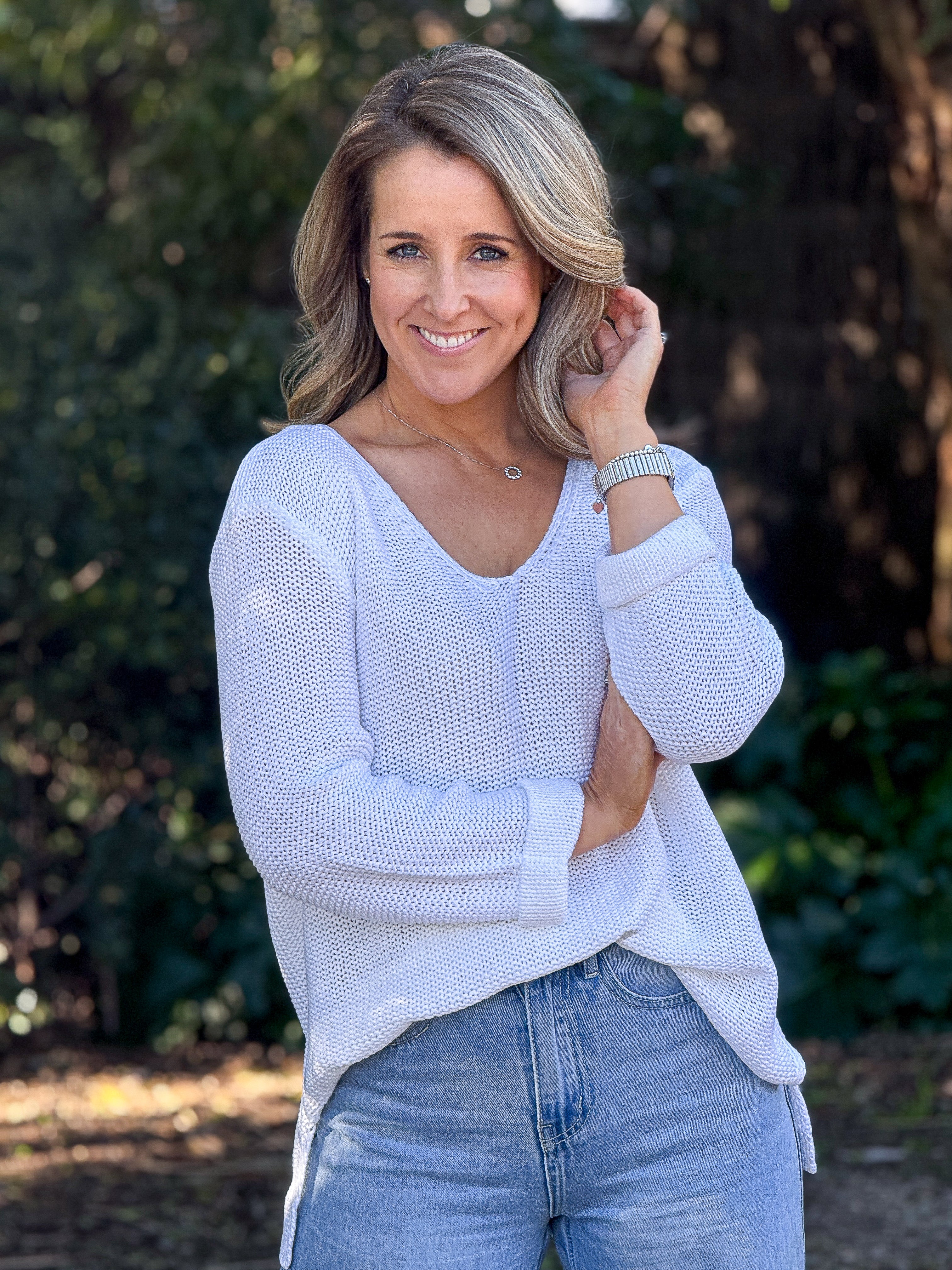 Bessie Knit - White