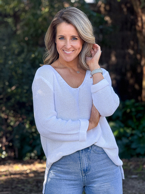 Bessie Knit - White