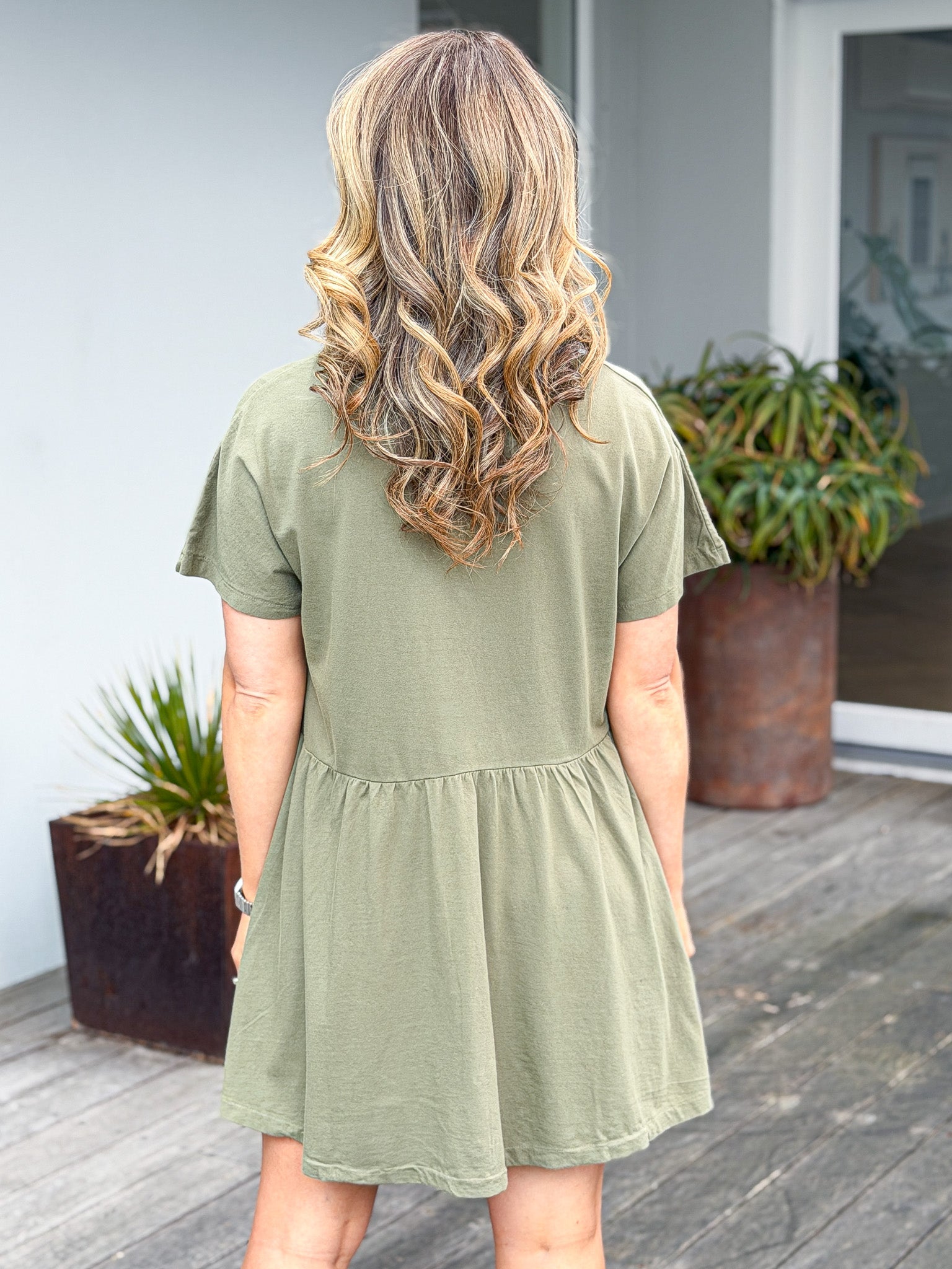 Brittney Dress - Khaki