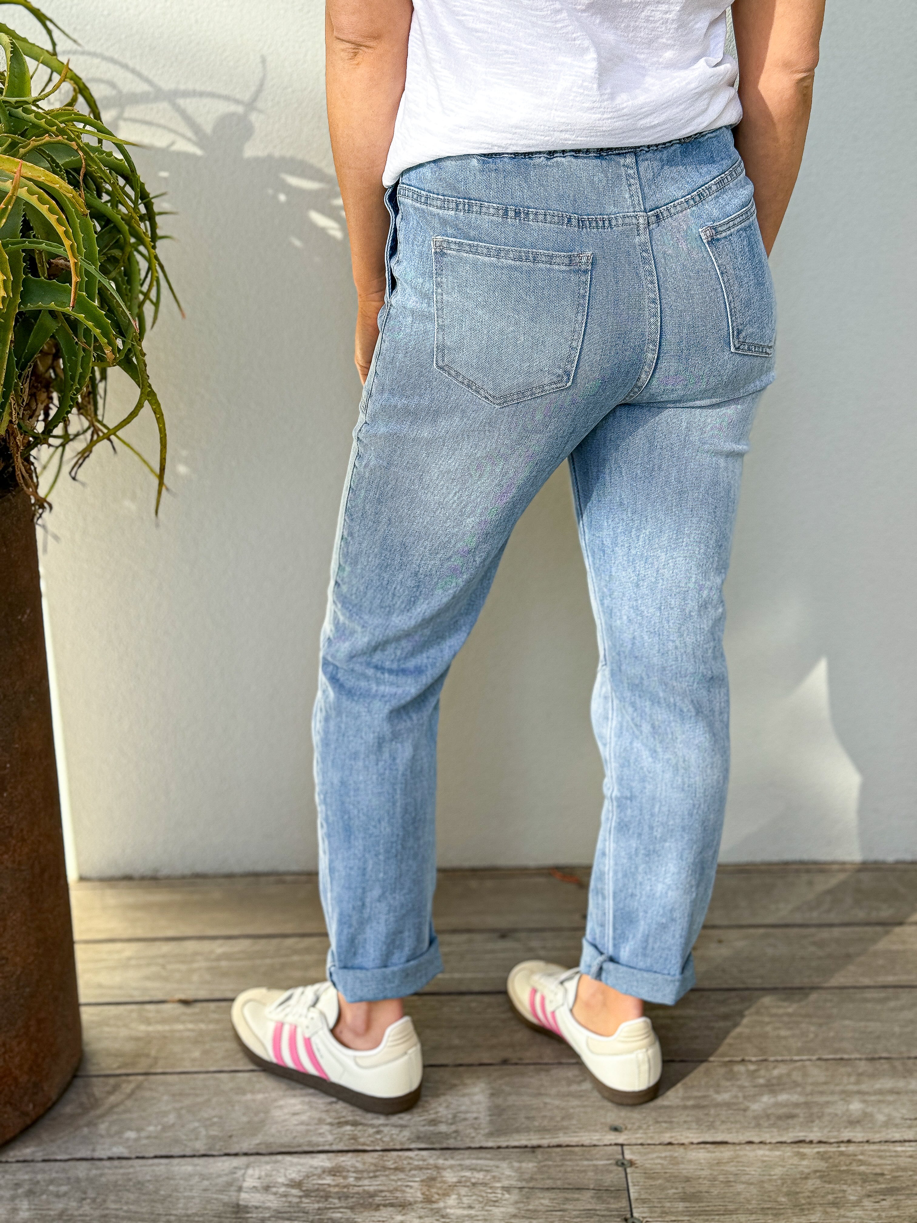 Claudia Pull On Denim - Light