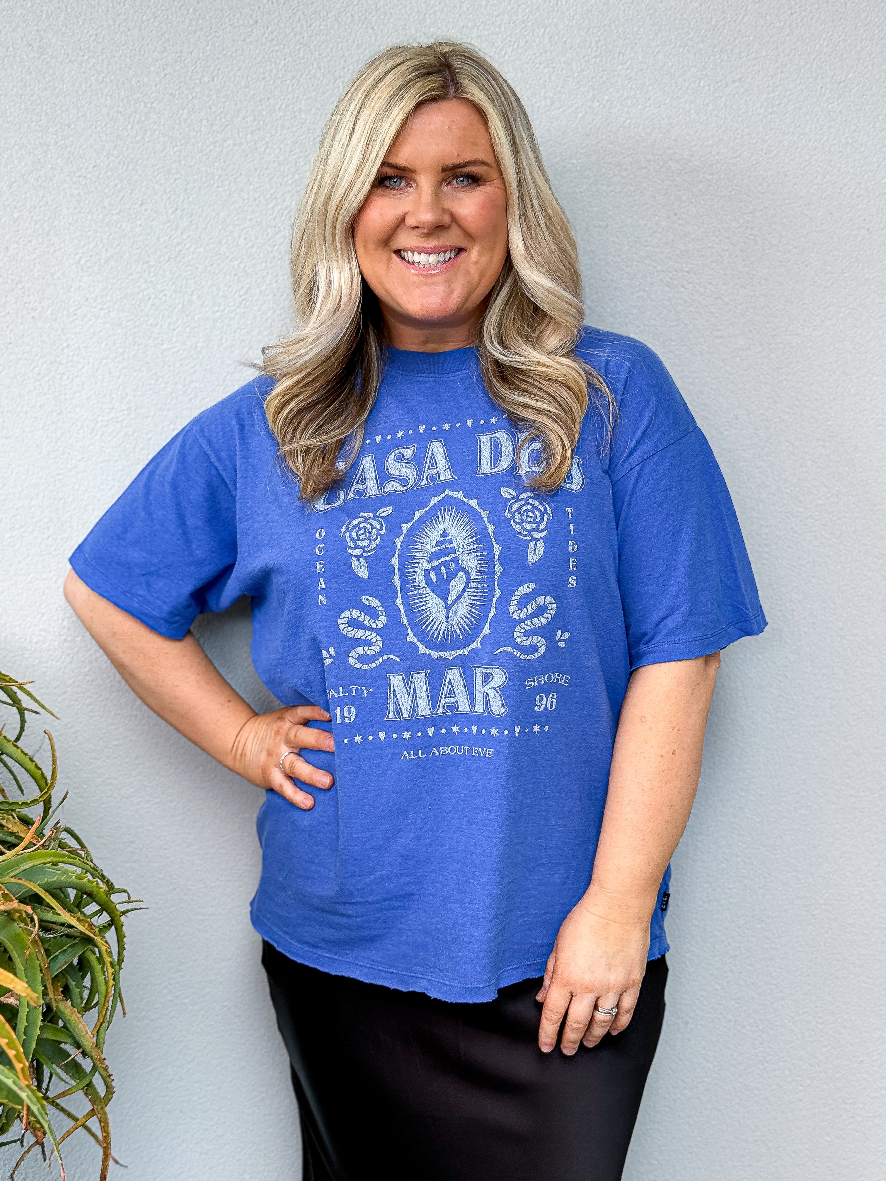 Casa Del Mar Oversized Tee