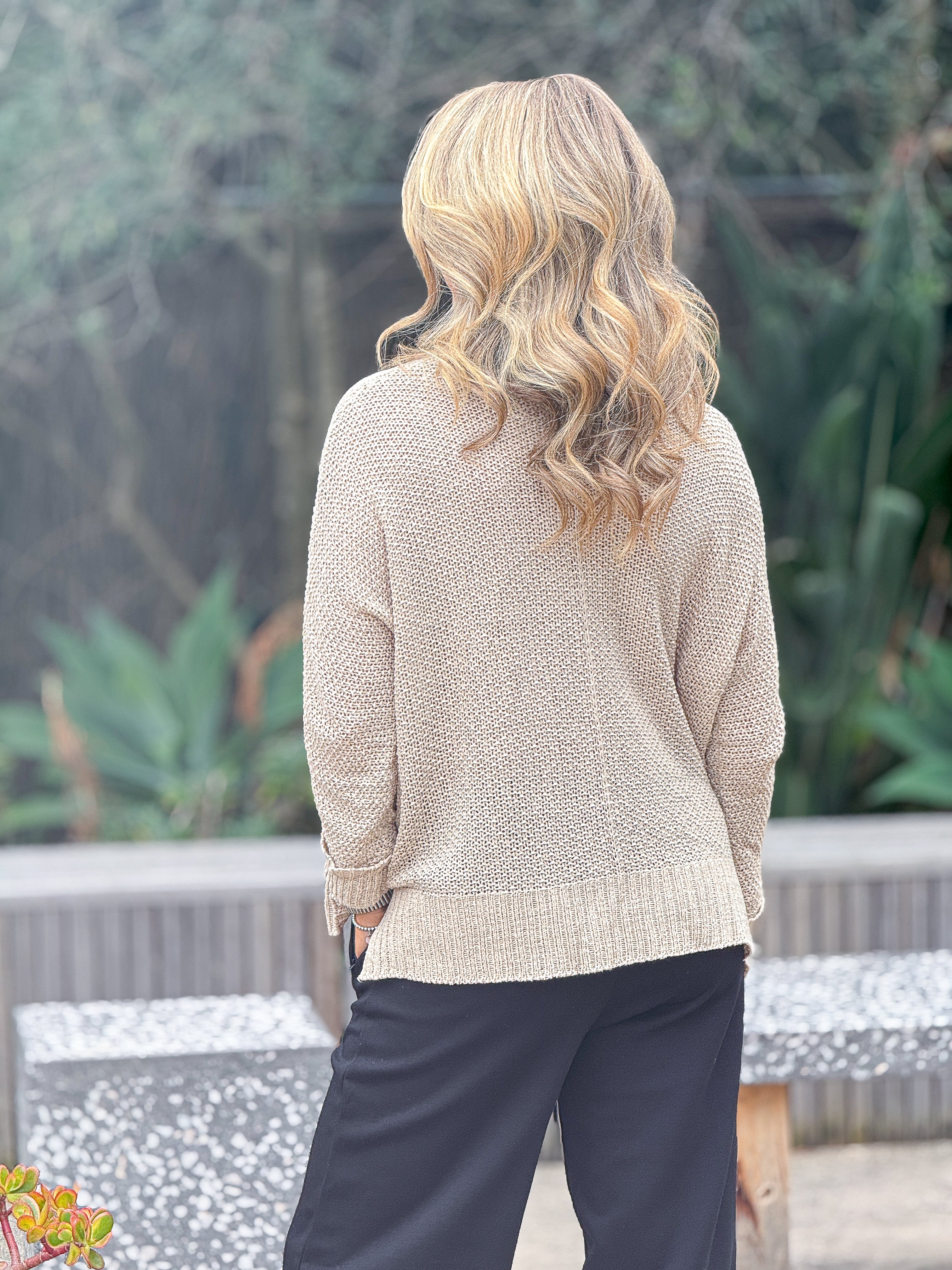 Cassie Slouchy Knit Jumper - Natural