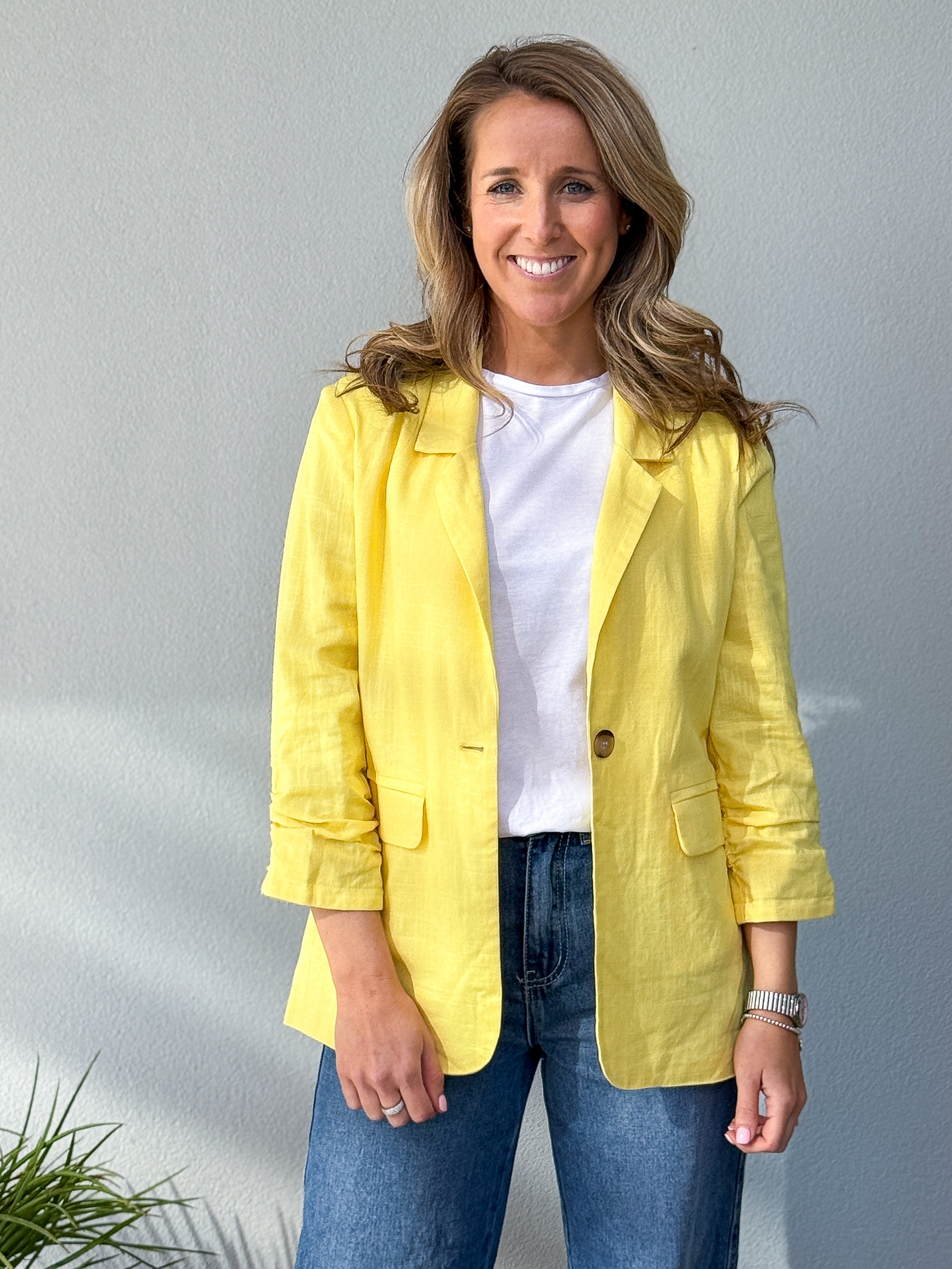 Chelsea Blazer - Lemon