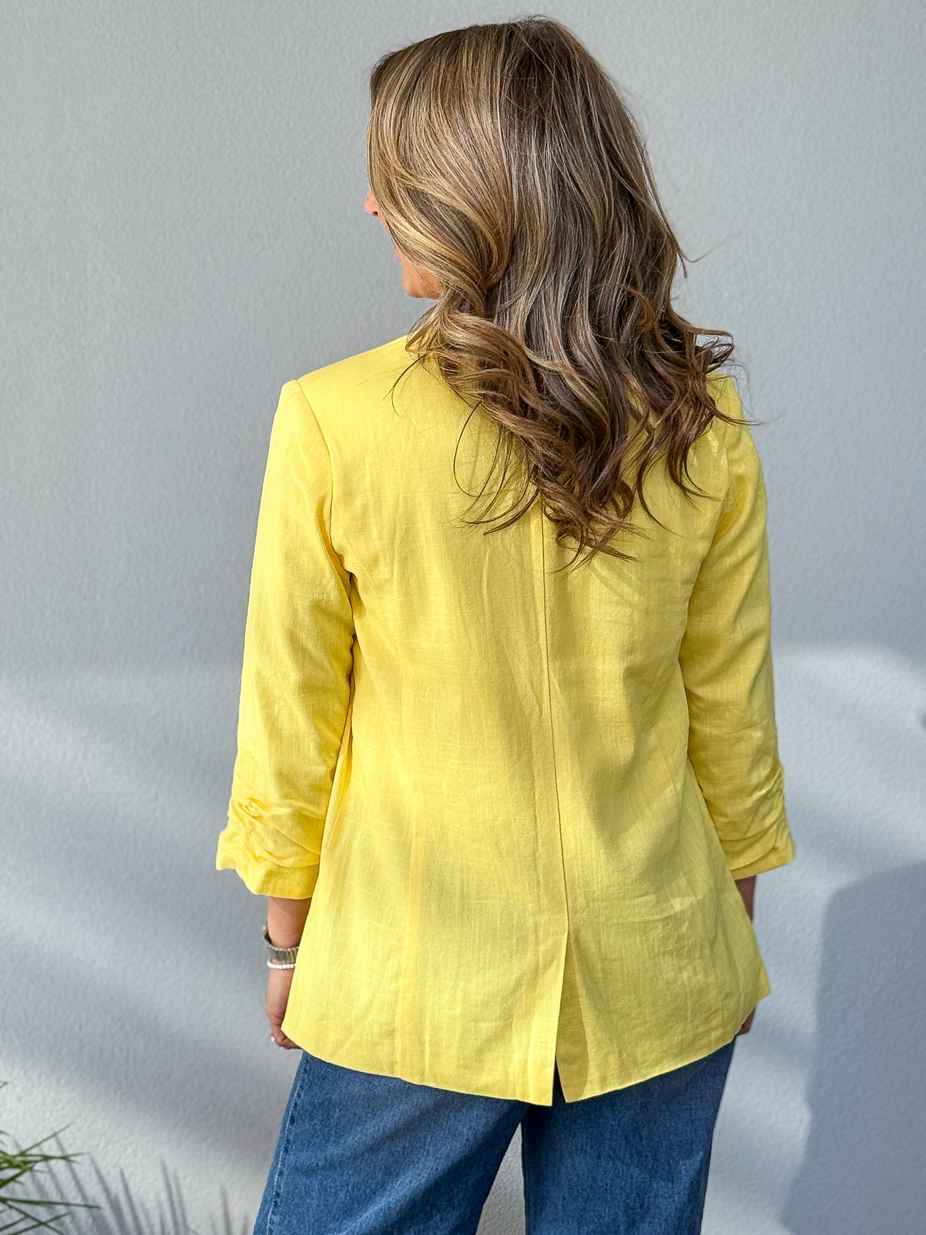 Chelsea Blazer - Lemon