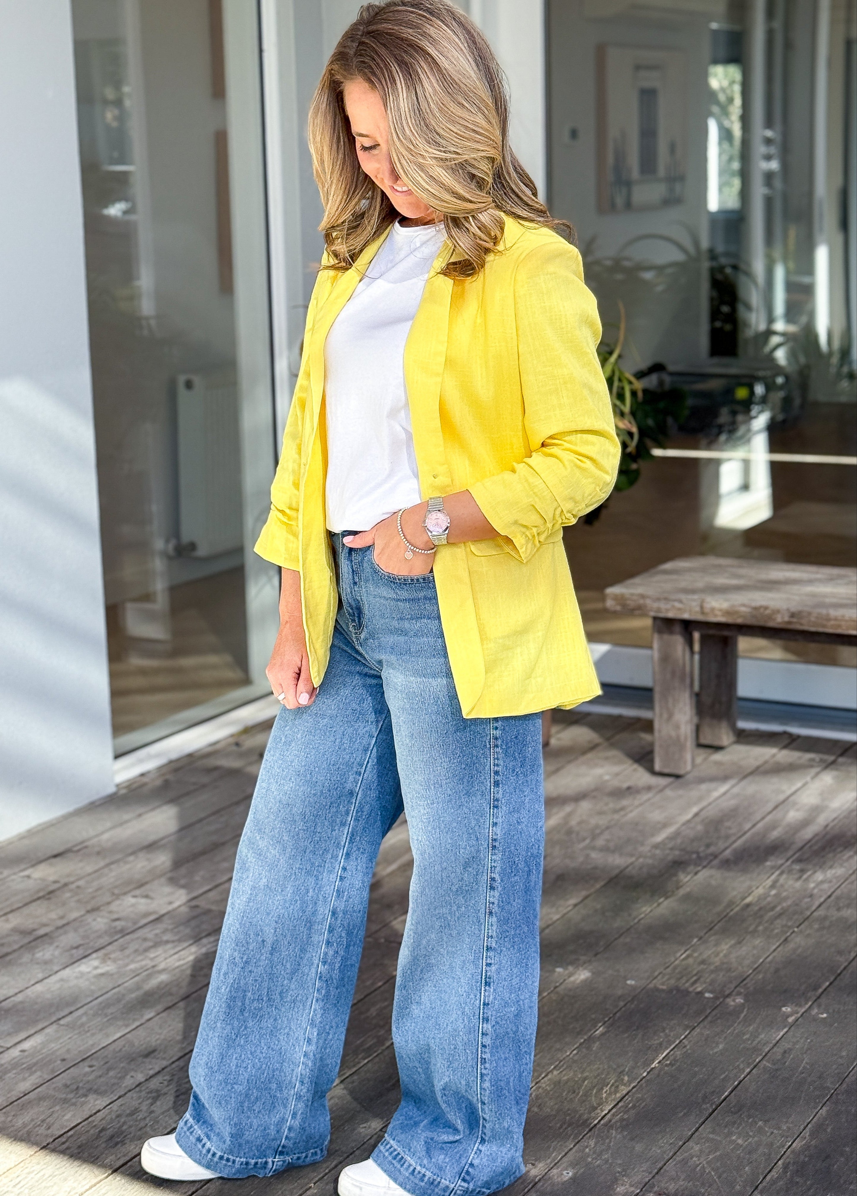 Chelsea Blazer - Lemon