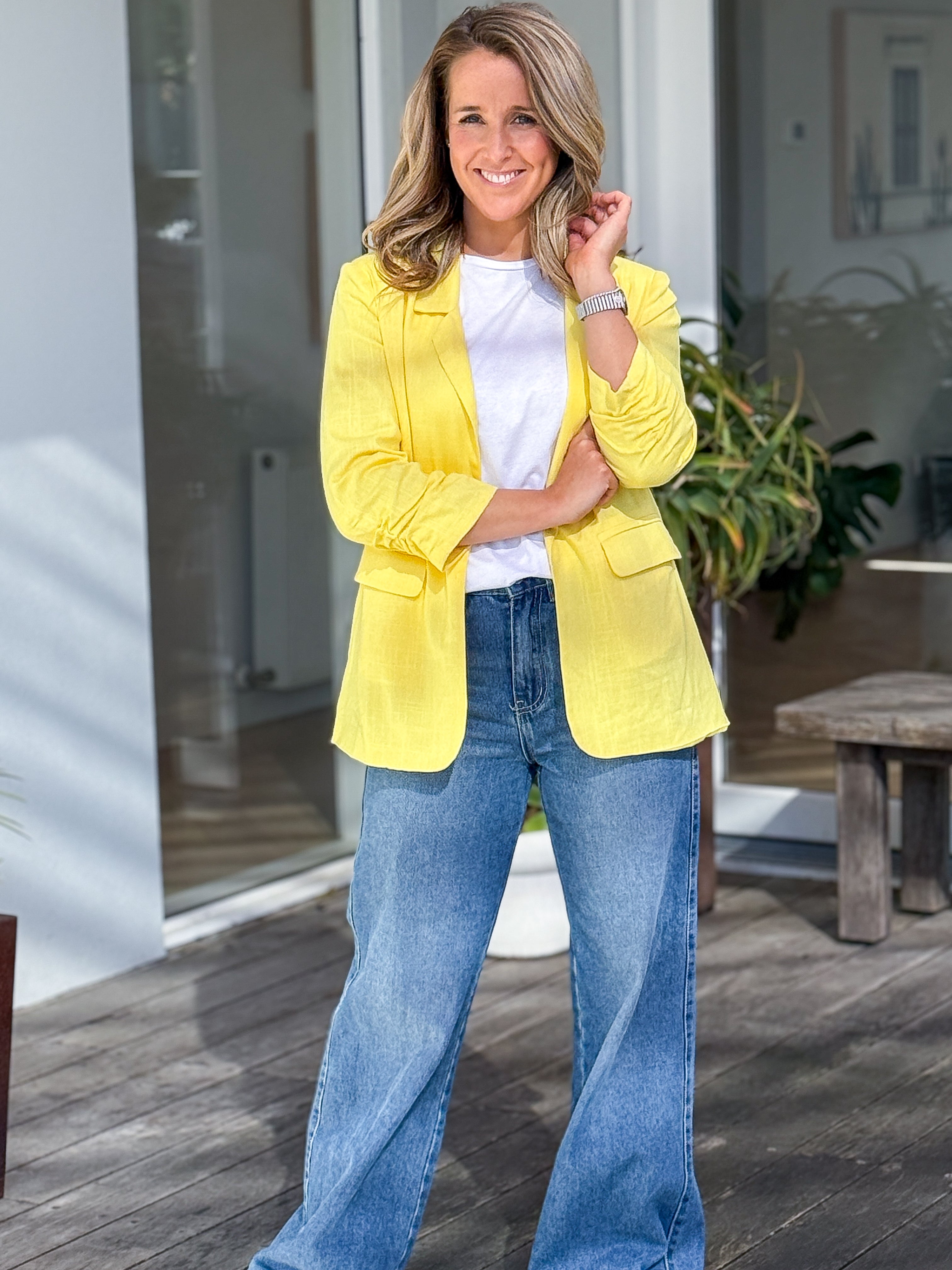 Chelsea Blazer - Lemon