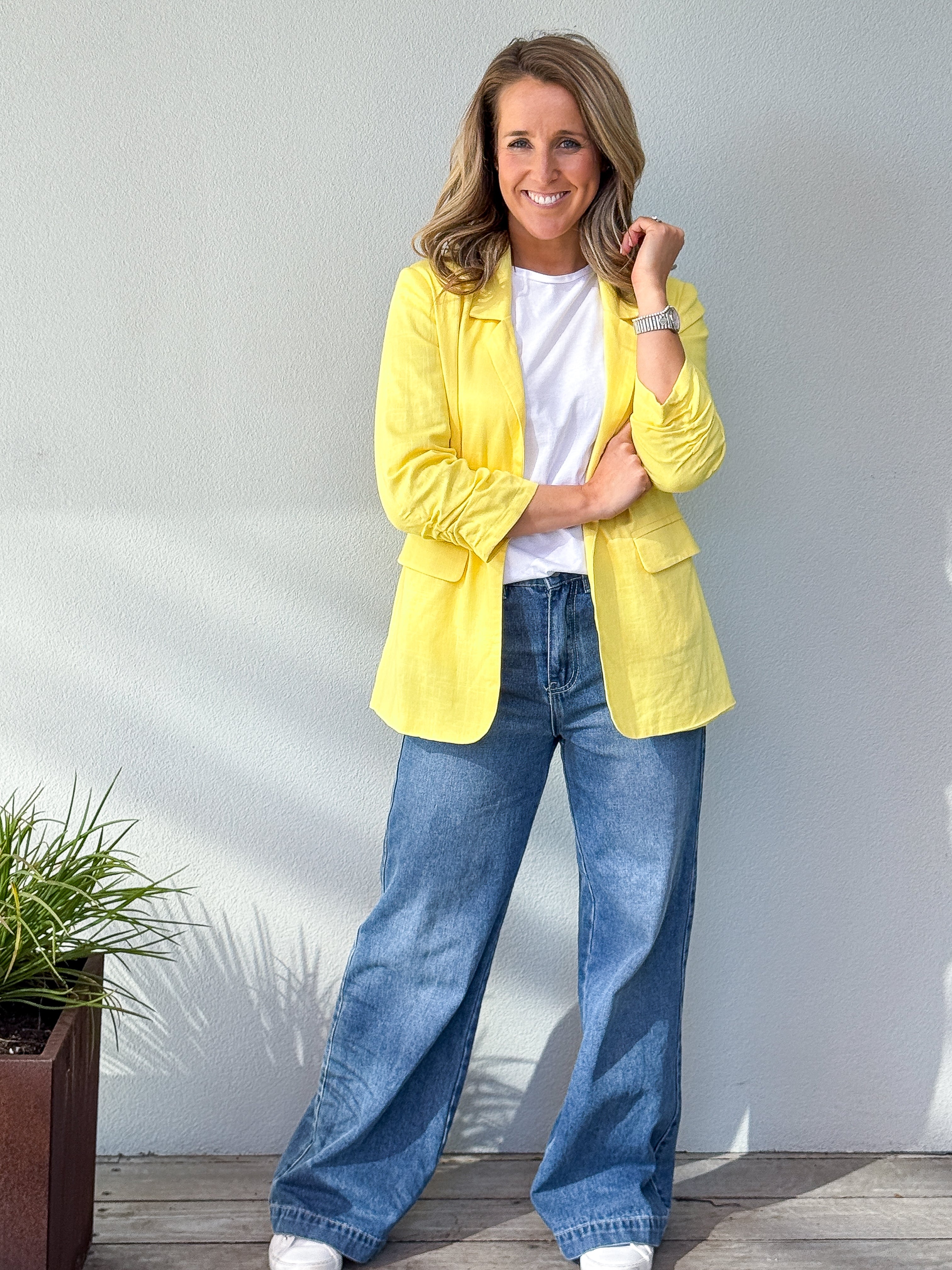 Chelsea Blazer - Lemon