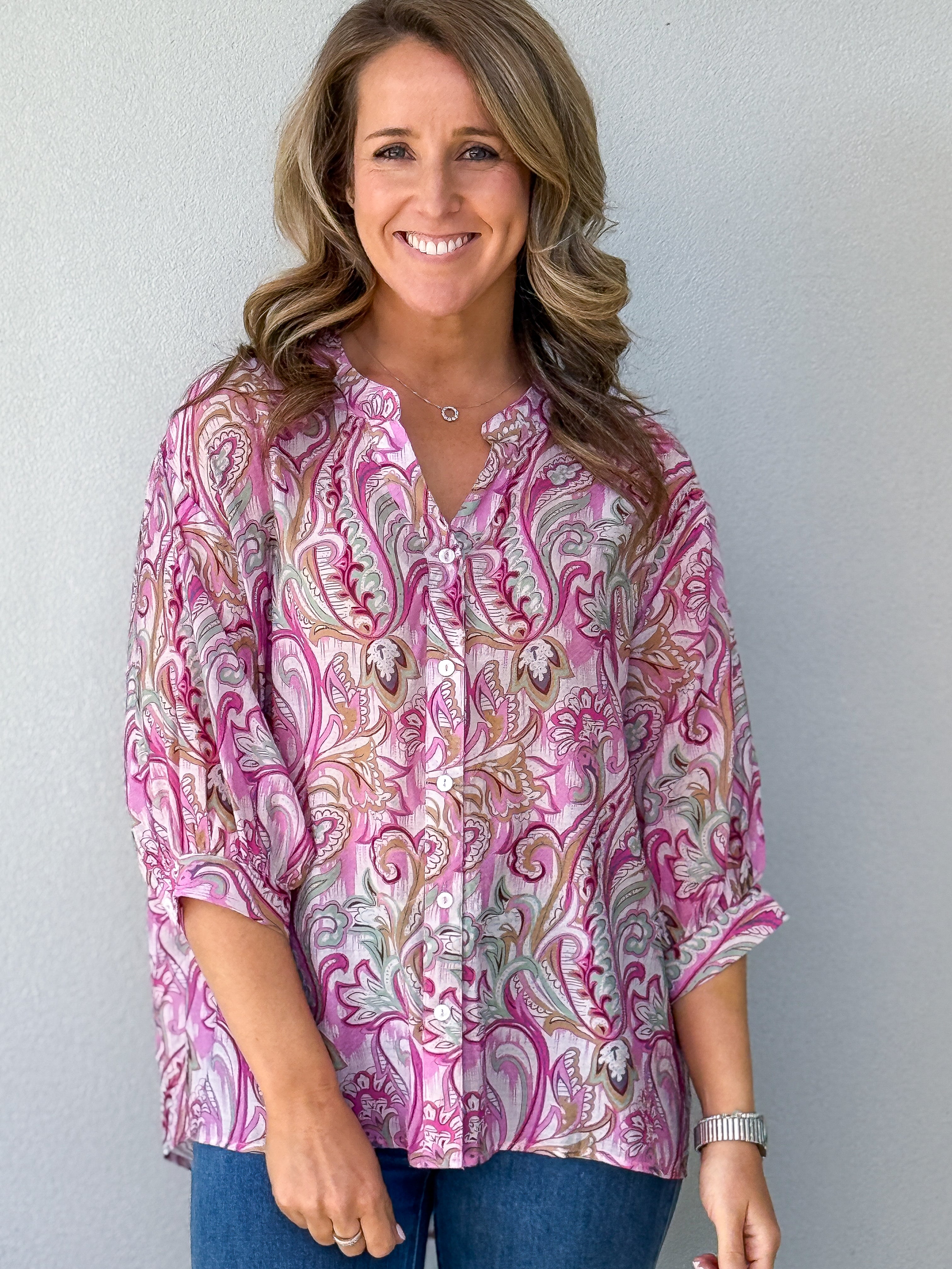 Chloe Blouse - Pink