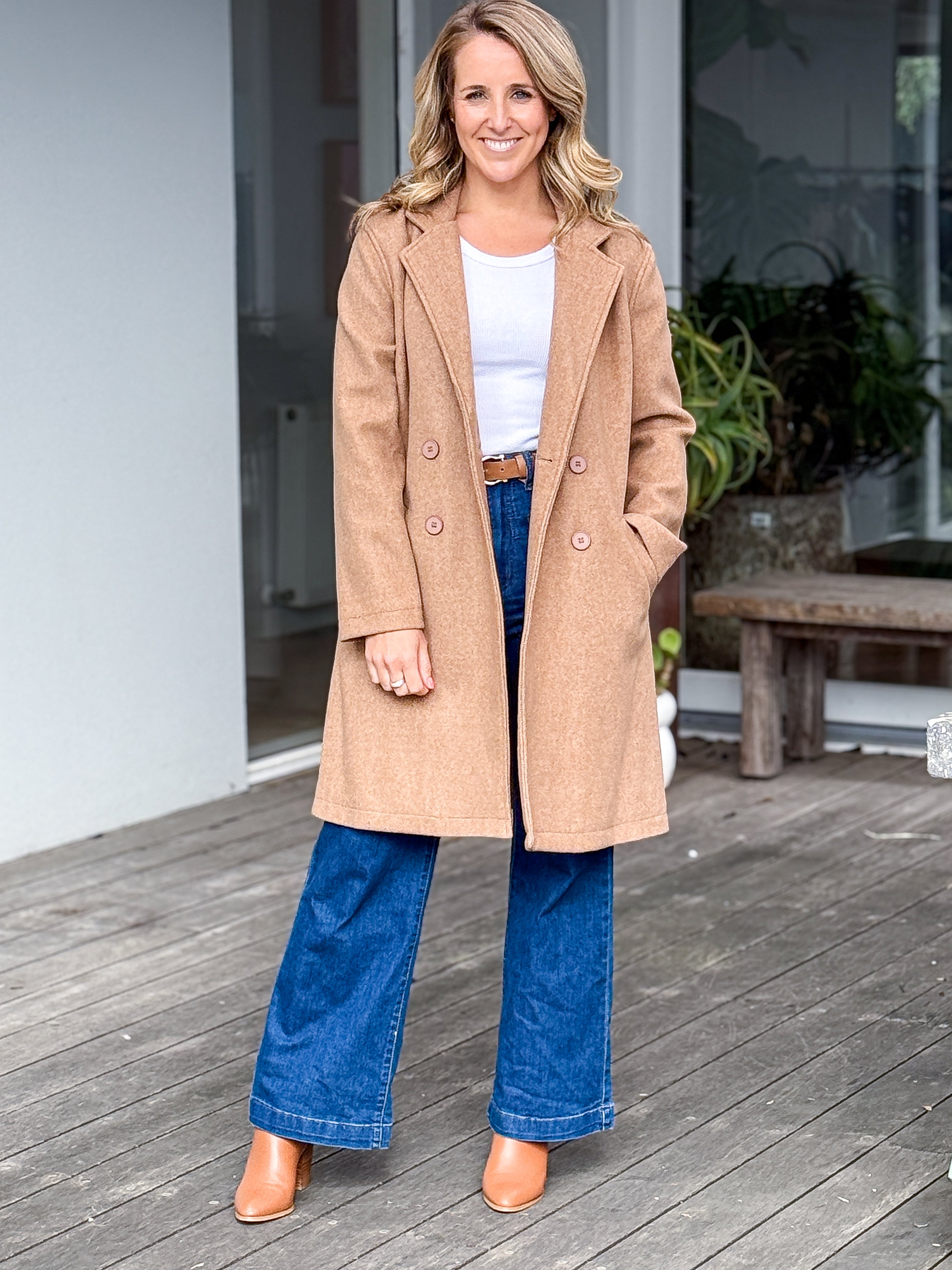 Helena Coat - Tan