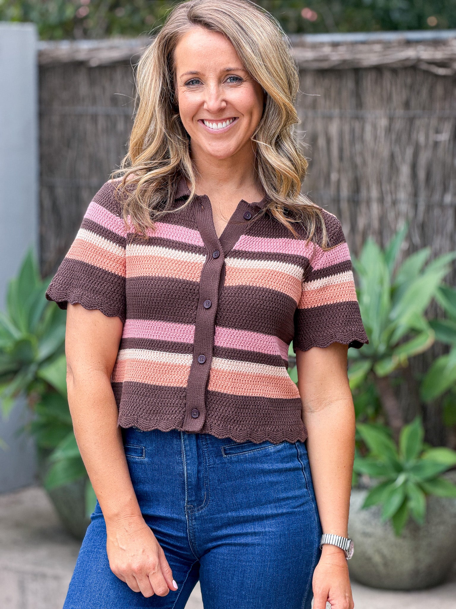 Copacabana Knit Top - Stripe