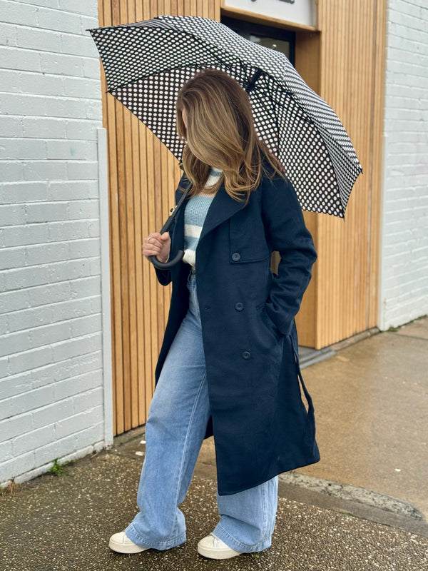 Clemence Coat - Navy