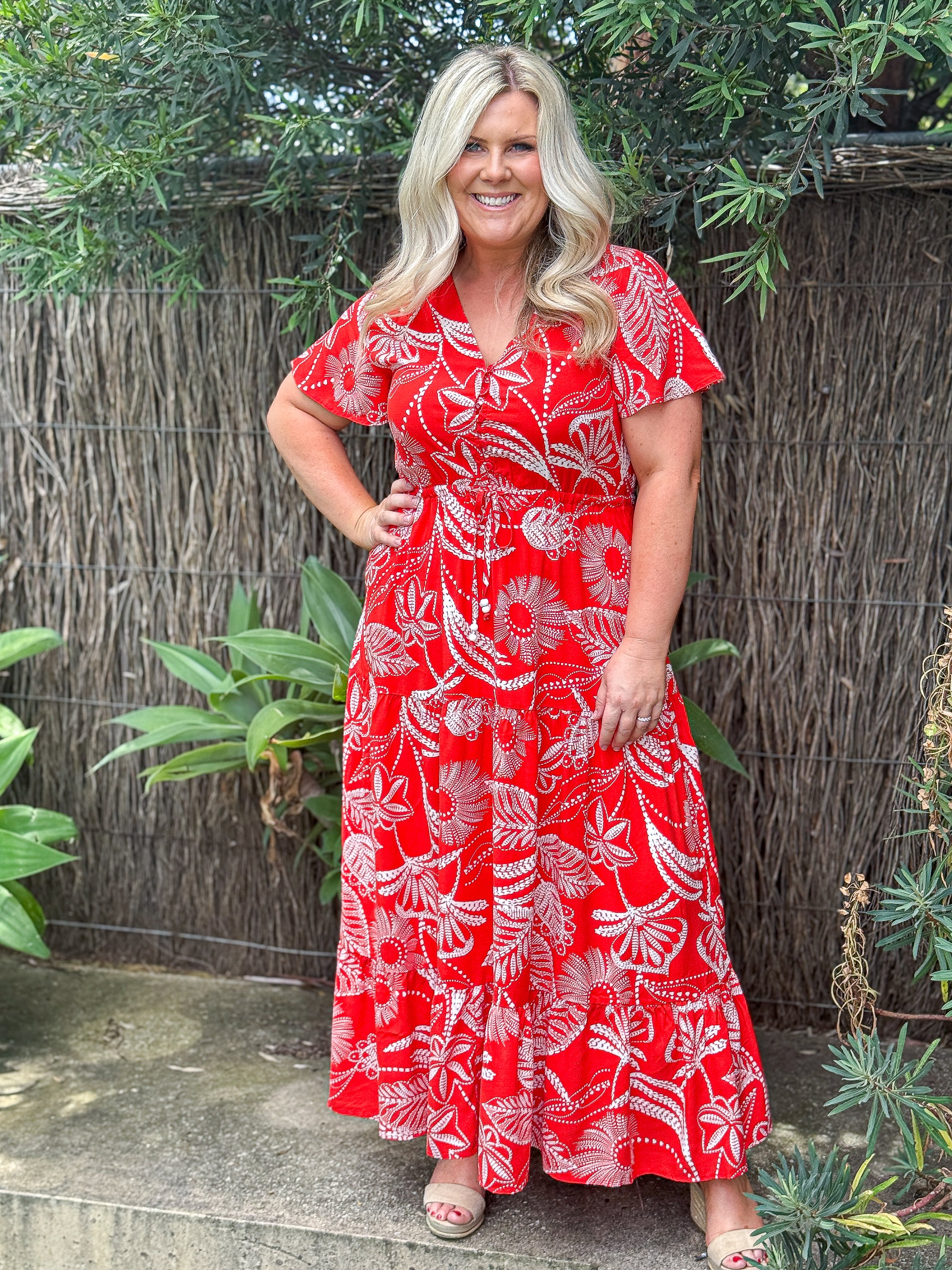 Dandelion Dress - Red