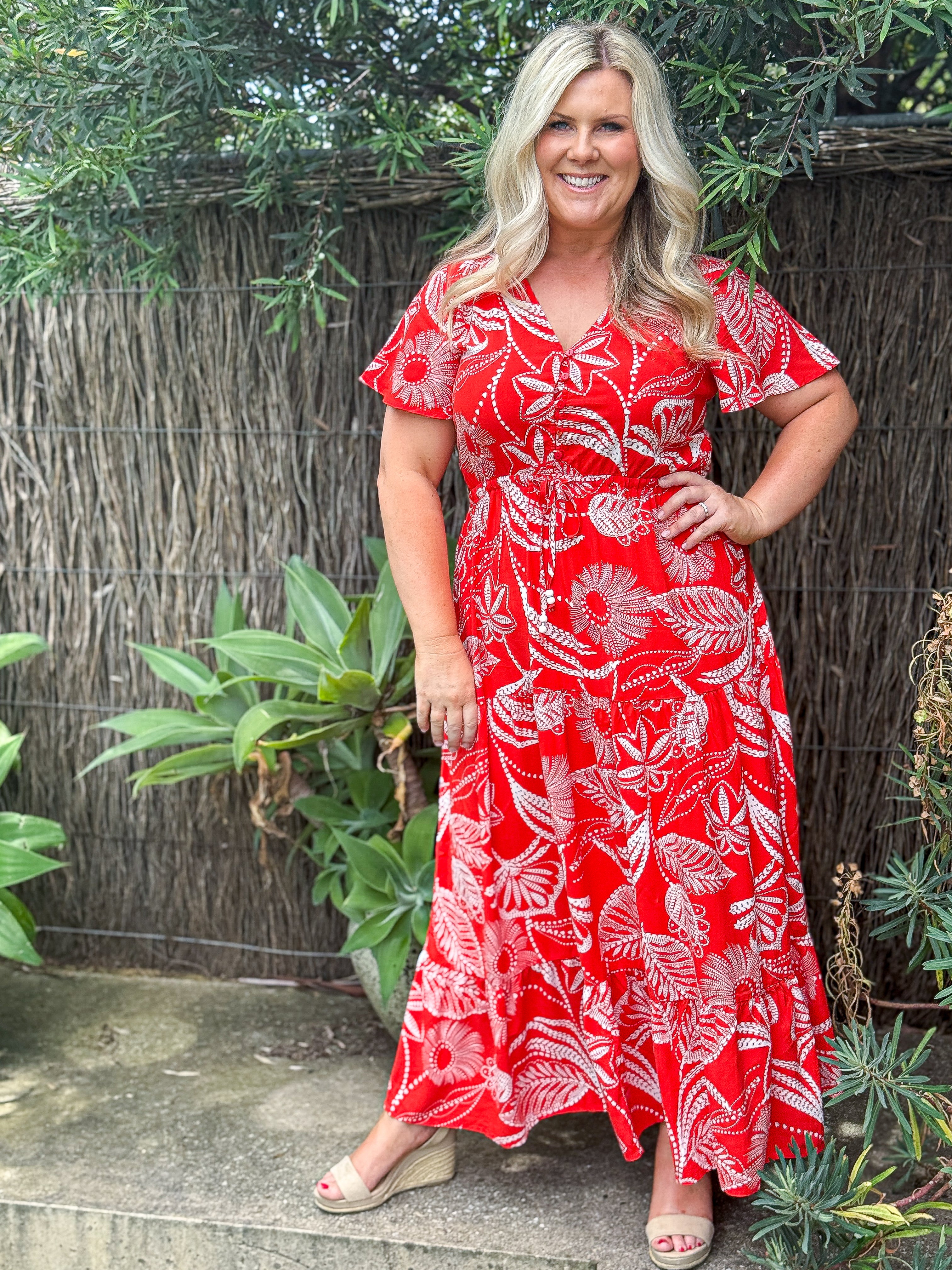 Dandelion Dress - Red