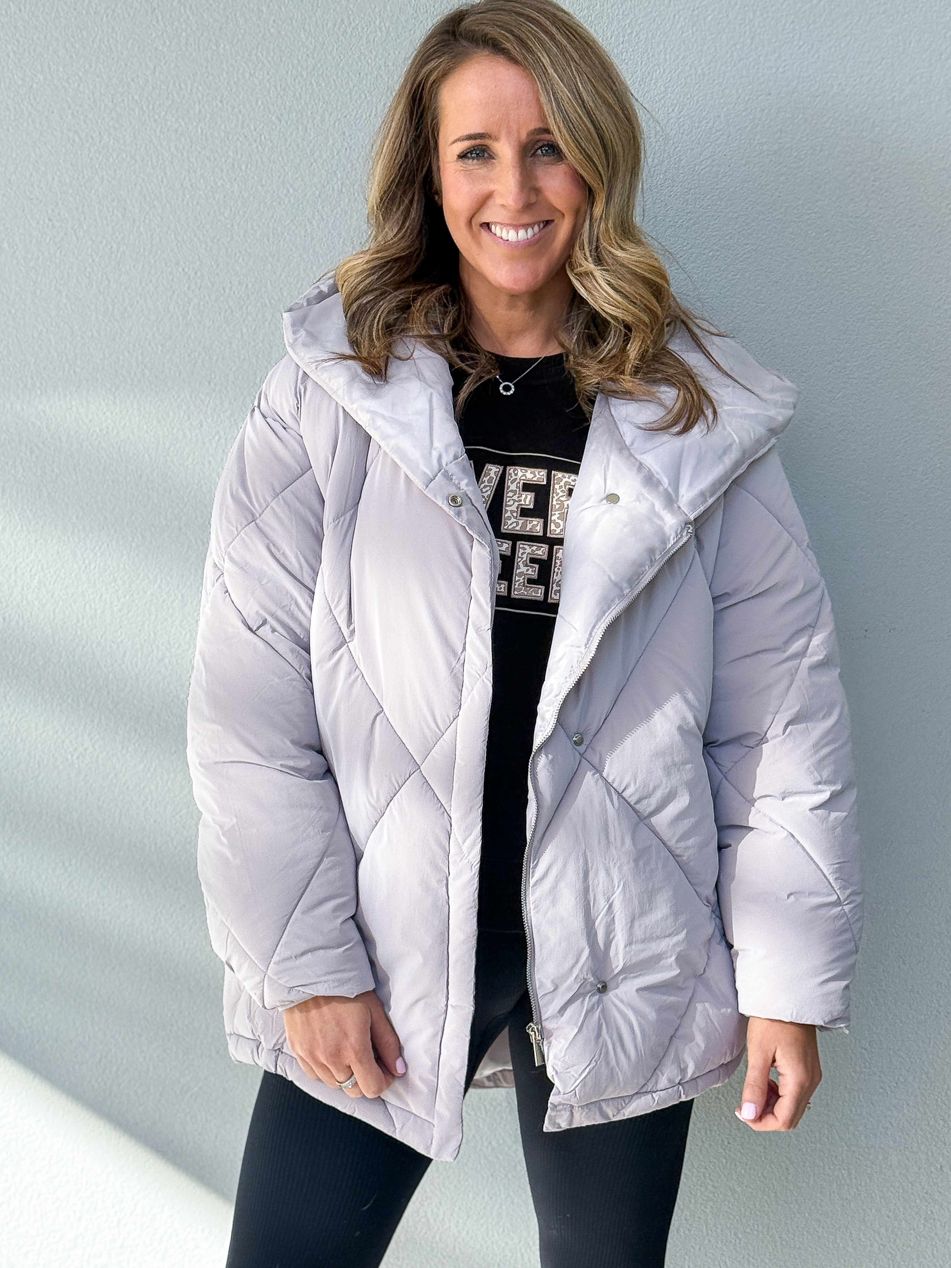 Danny Puffer Jacket - Lilac