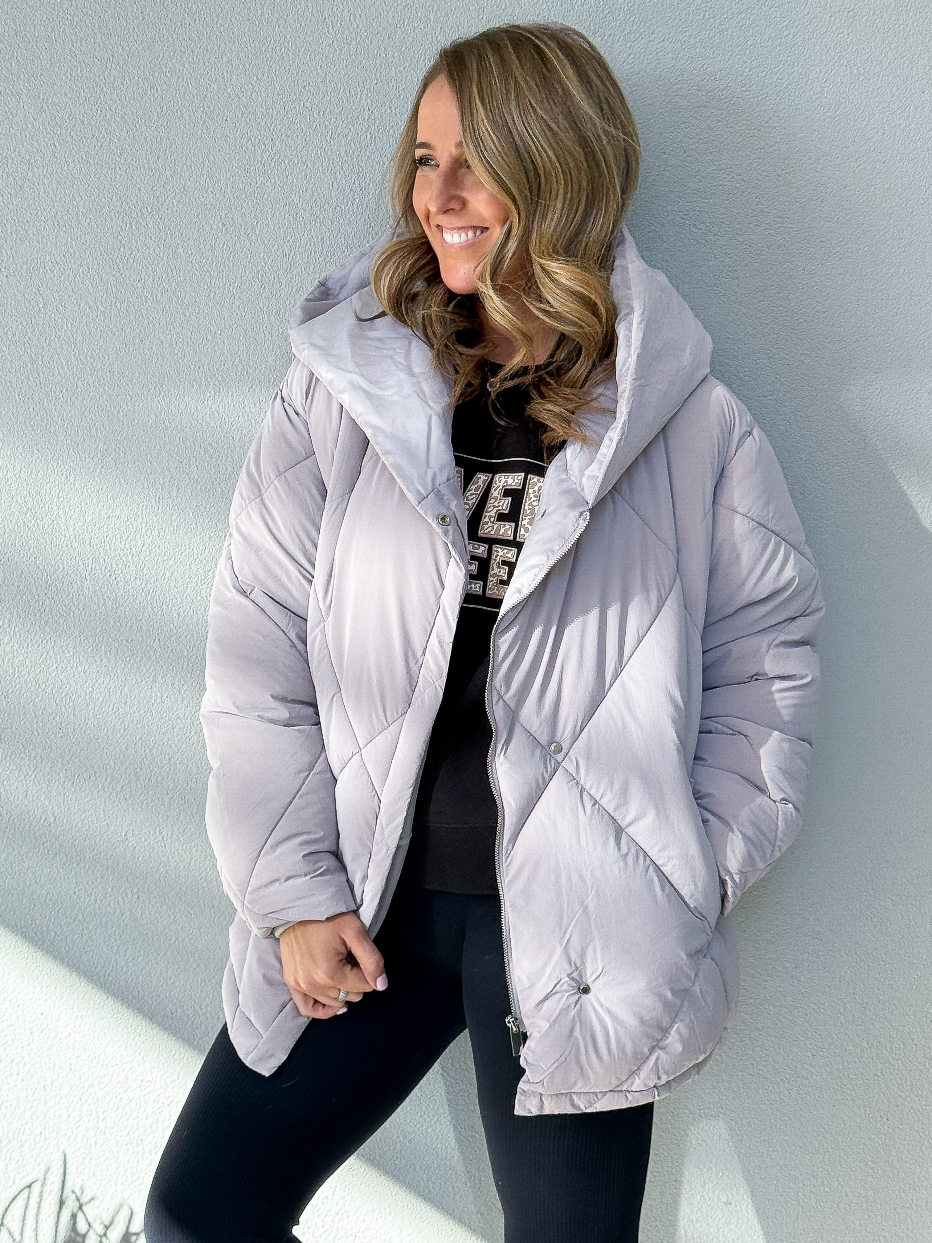 Danny Puffer Jacket - Lilac