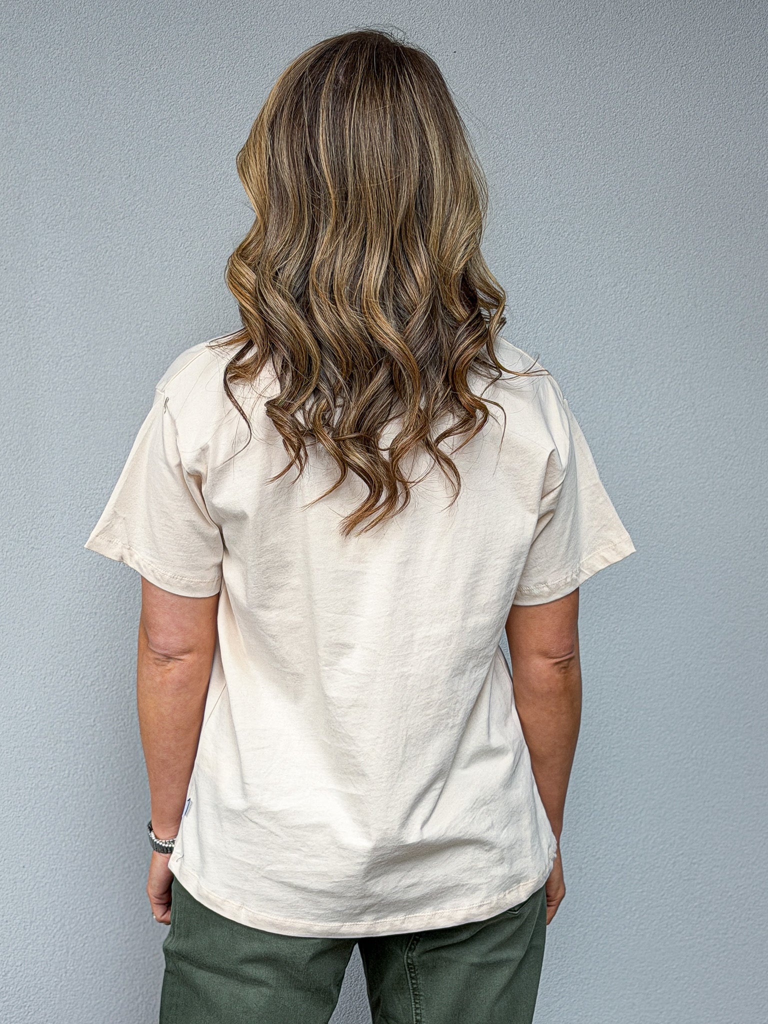 Dusty Trails Relaxed Tee - Vanilla