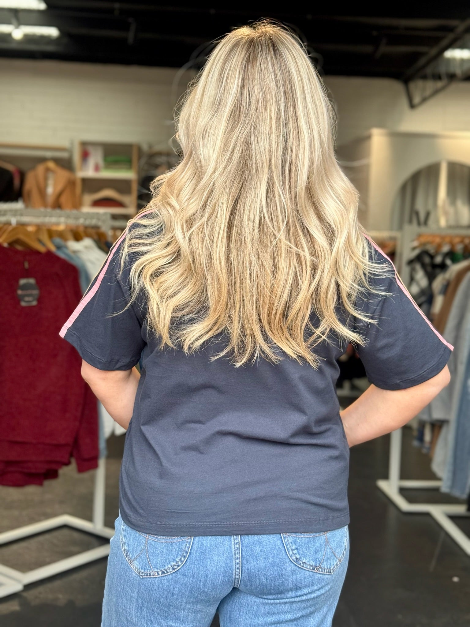 Asha Tee - Navy