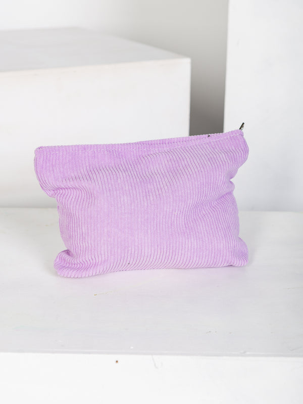Evergreen Cord Pouch - Lilac