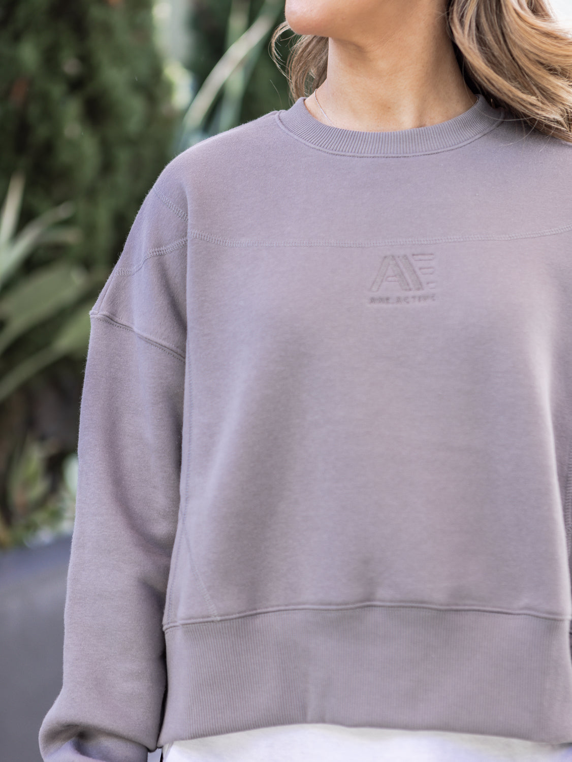 Active Tonal Sweater - Charcoal