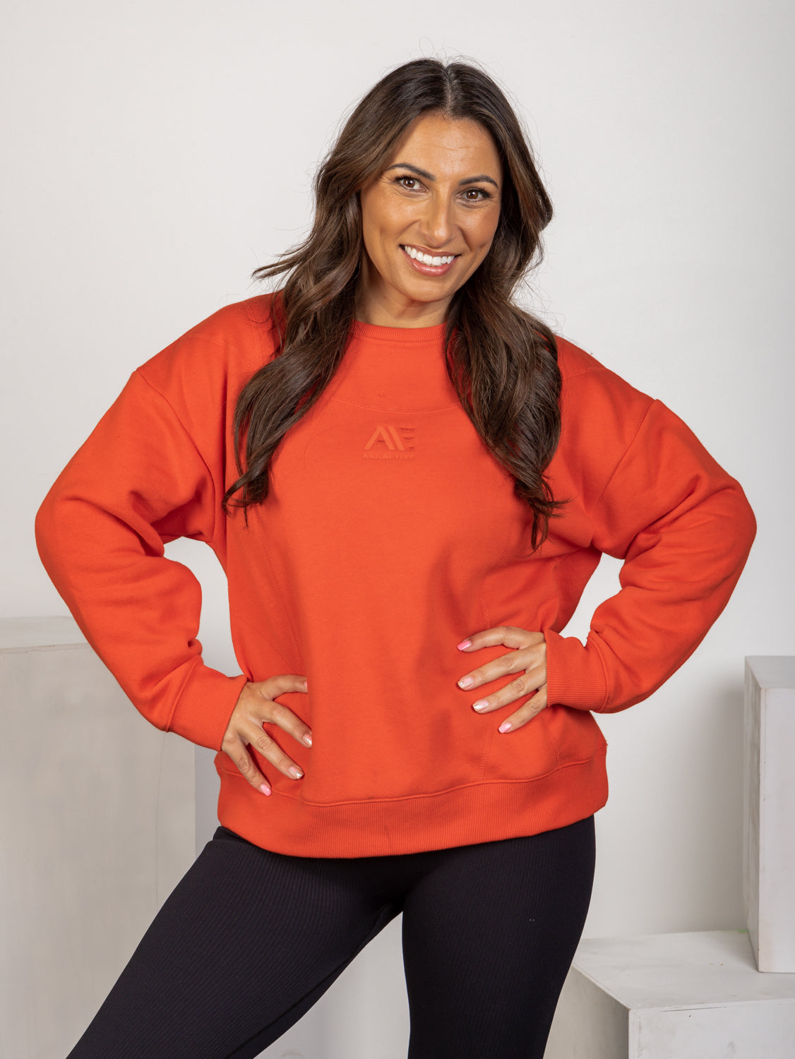 Active Tonal Crew - Red