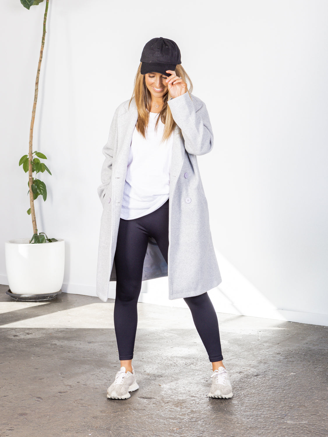 Helena Coat- Silver