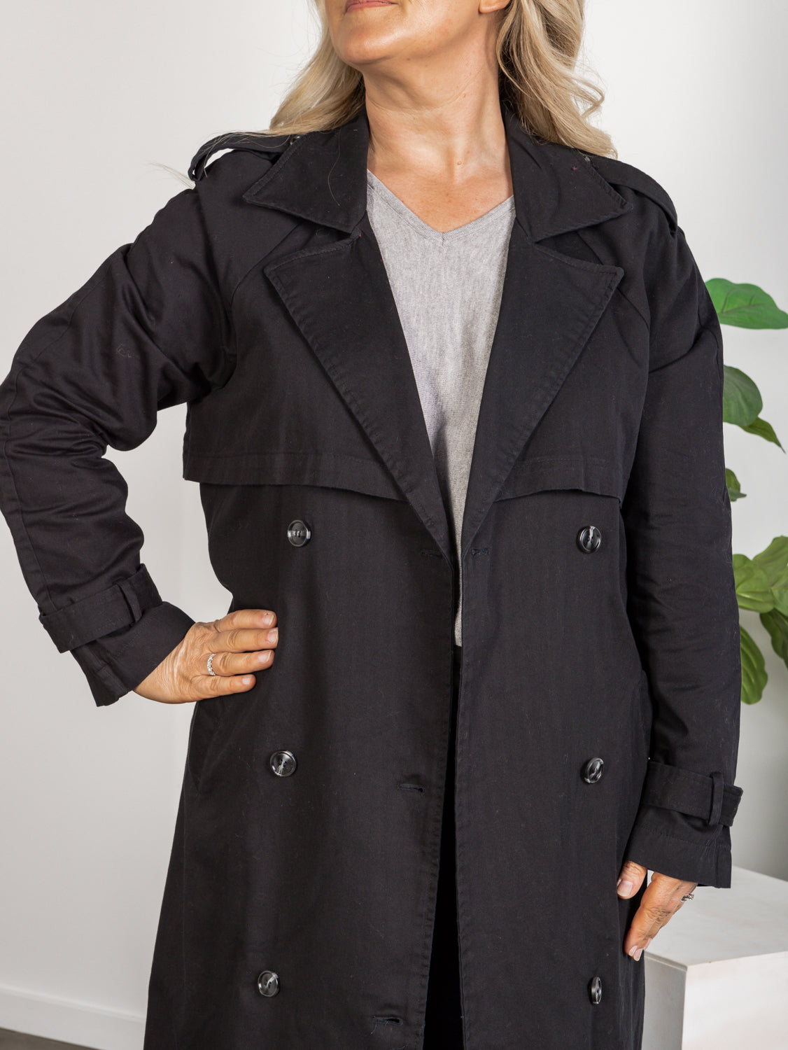 Emerson Trench Coat - Black