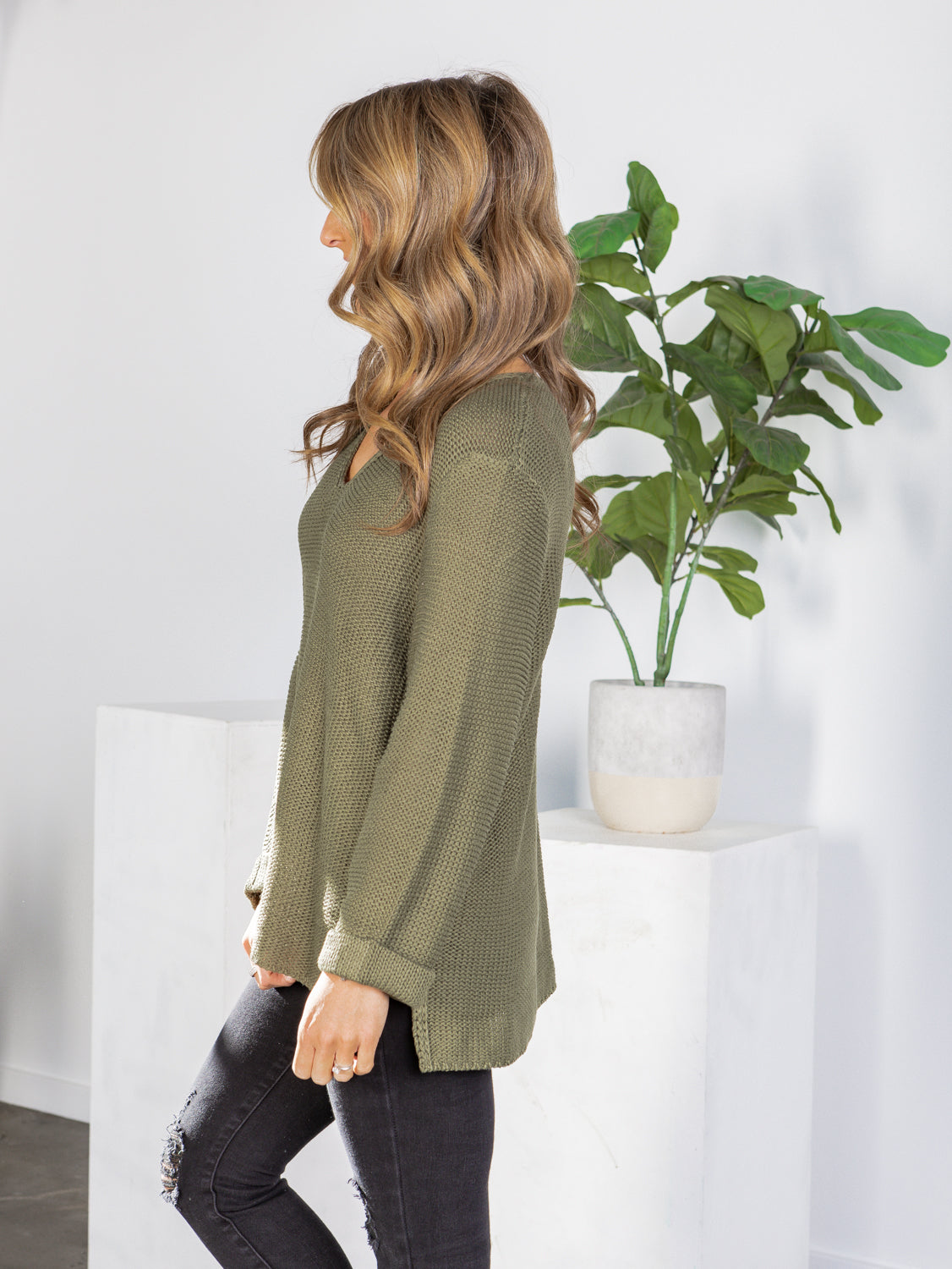 Bessie Knit - Olive