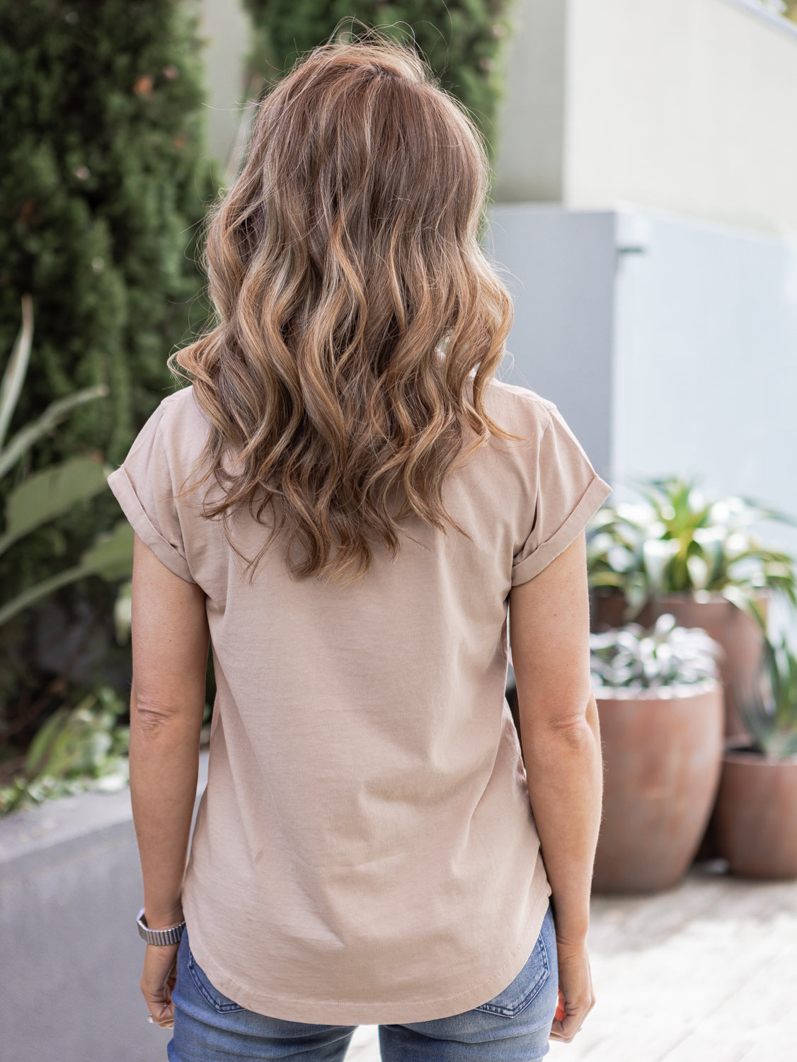Manly Vee Tee- Oat