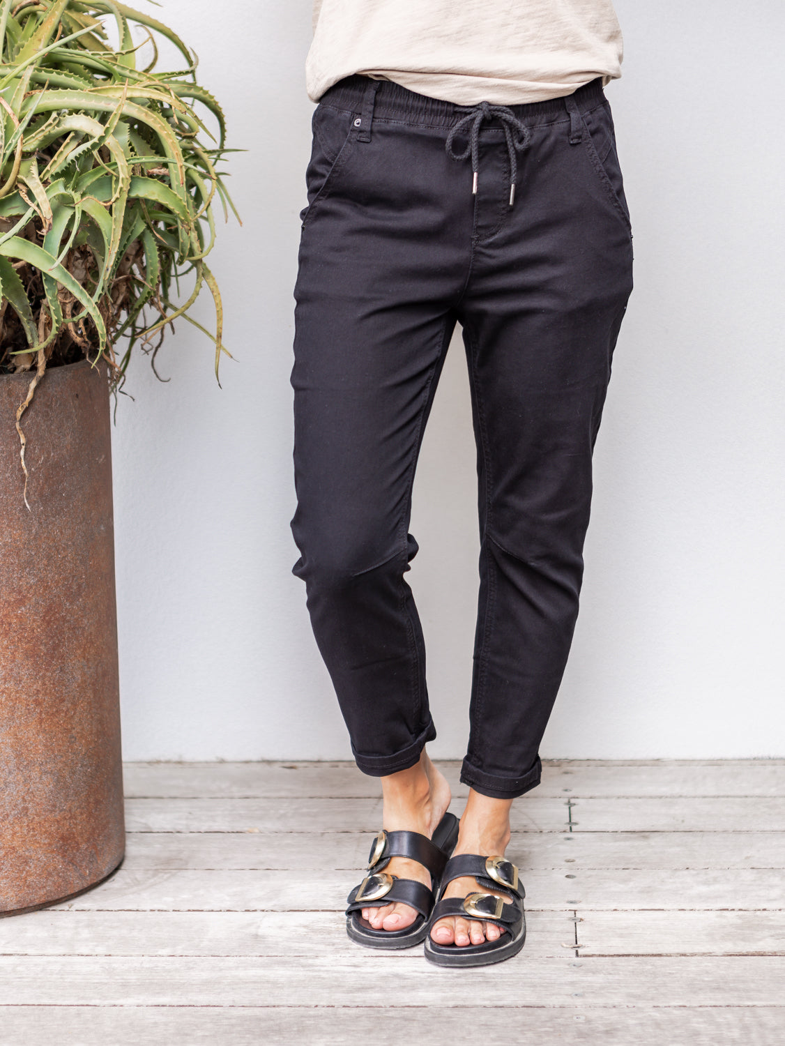 Penny Relax Pant - Black