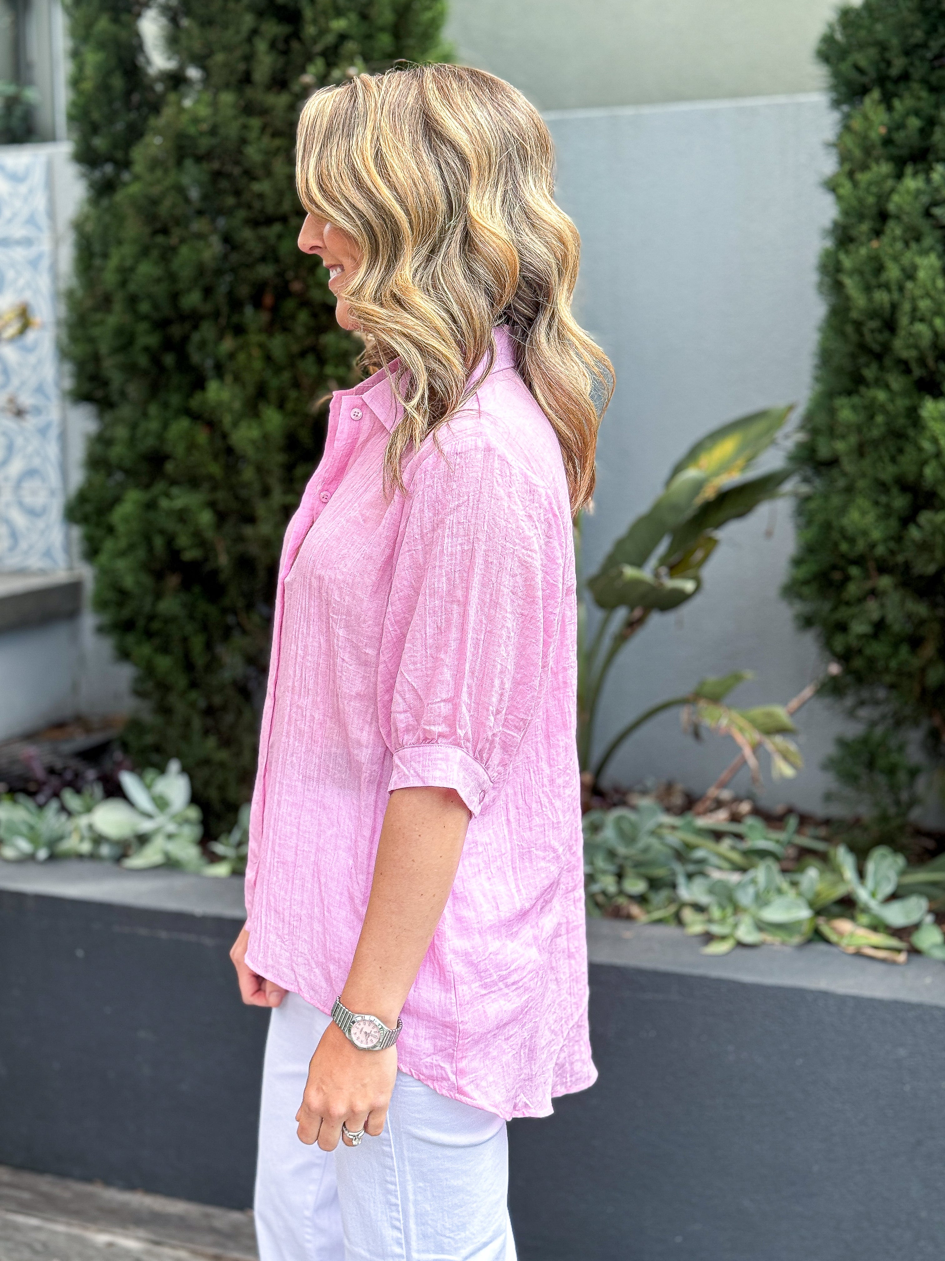 Ella Shirt - Pink