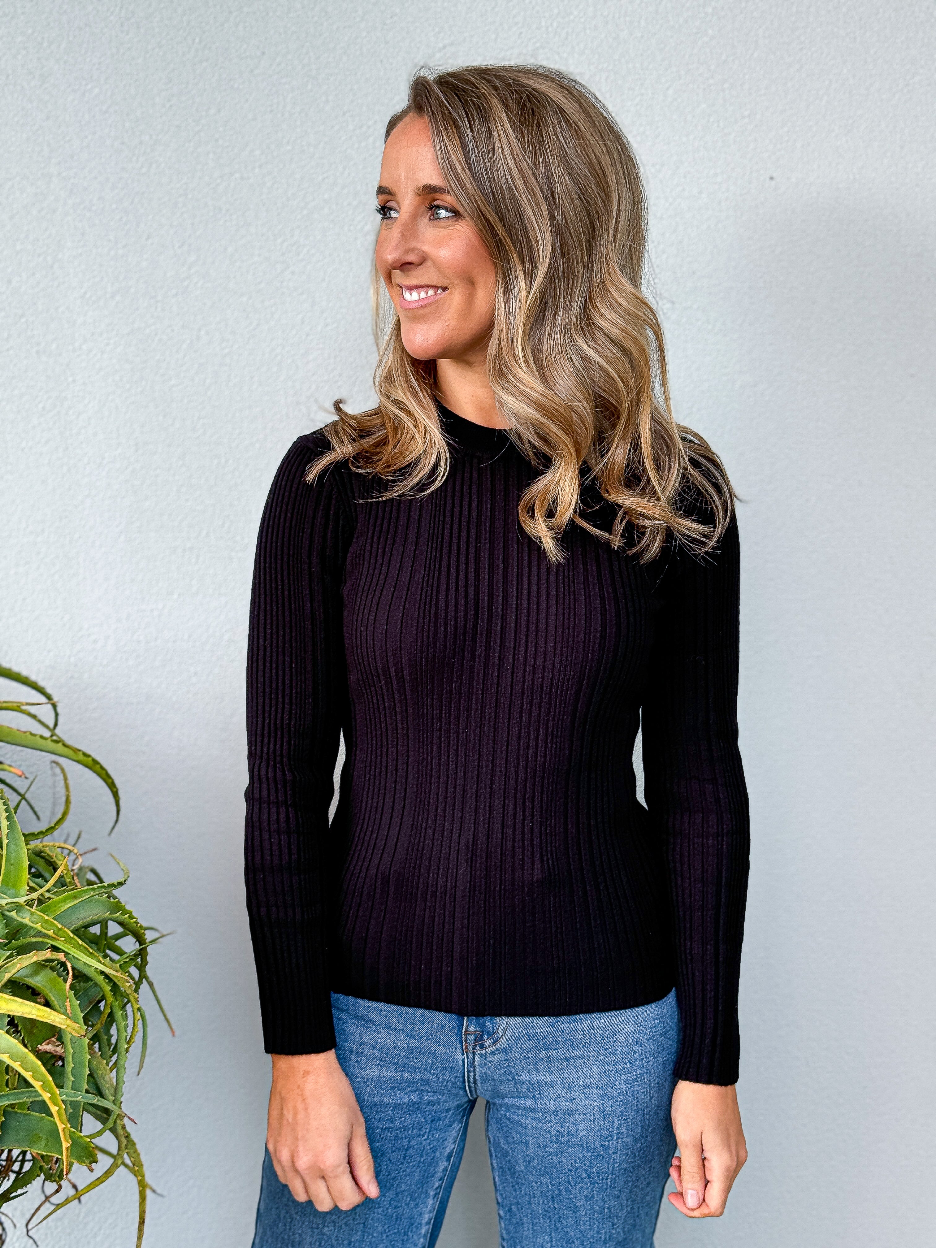 Greta Long Sleeve - Black