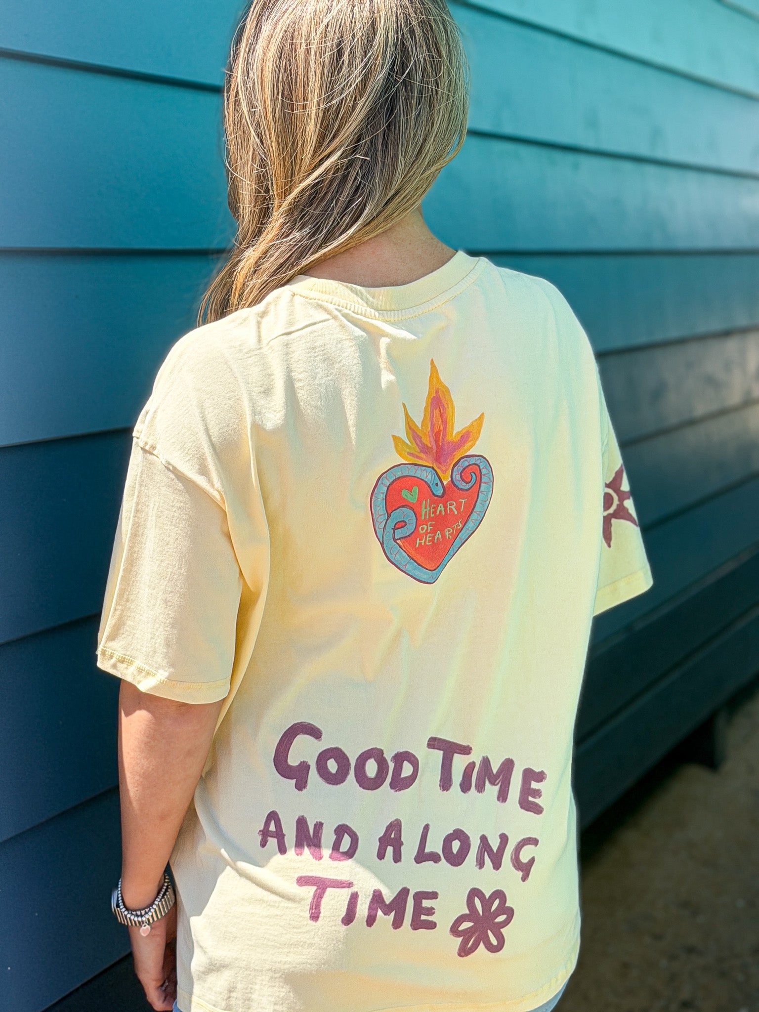 Heart of Hearts Tee - Lemon