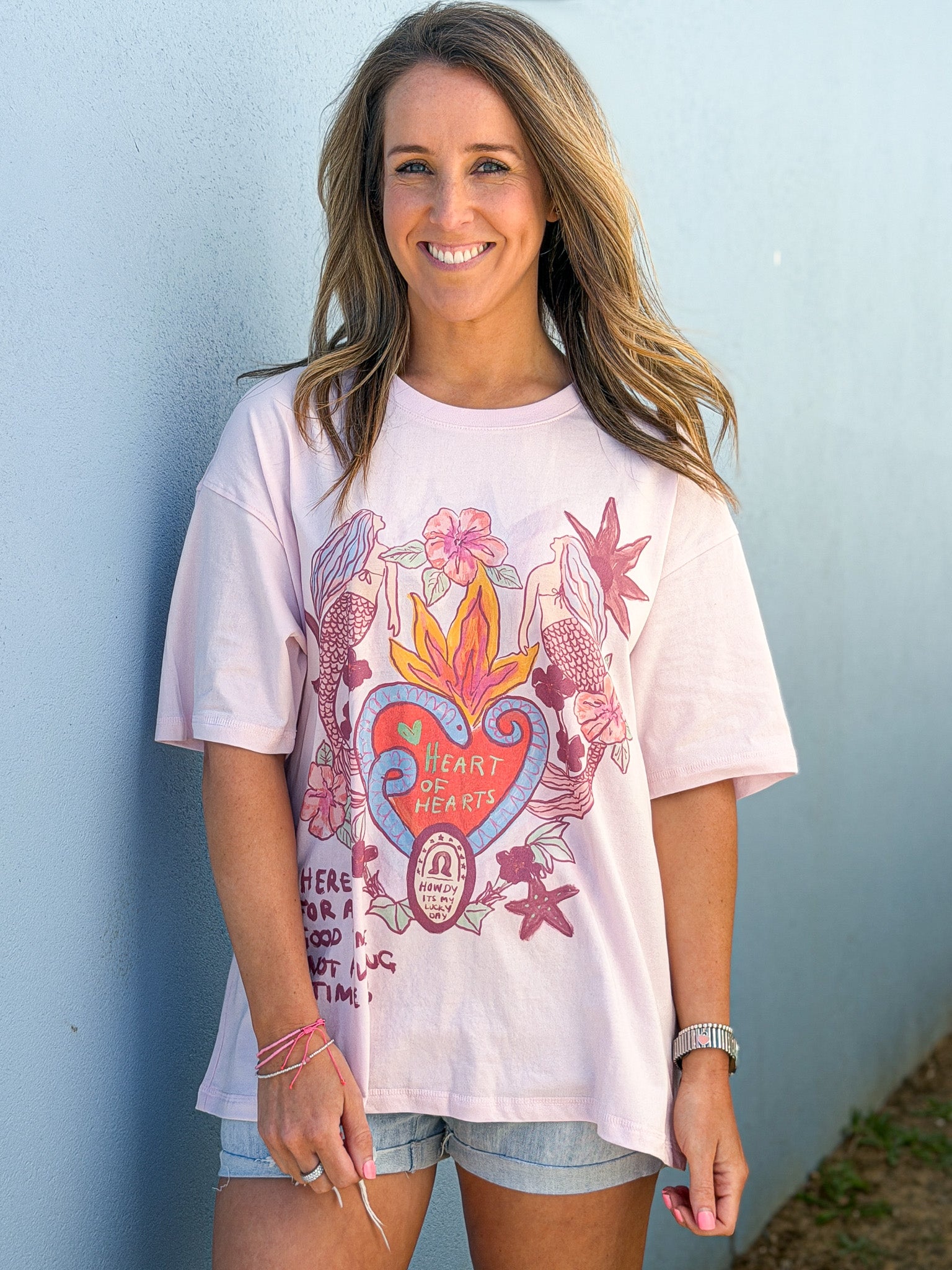 Heart of Hearts Tee - Pink