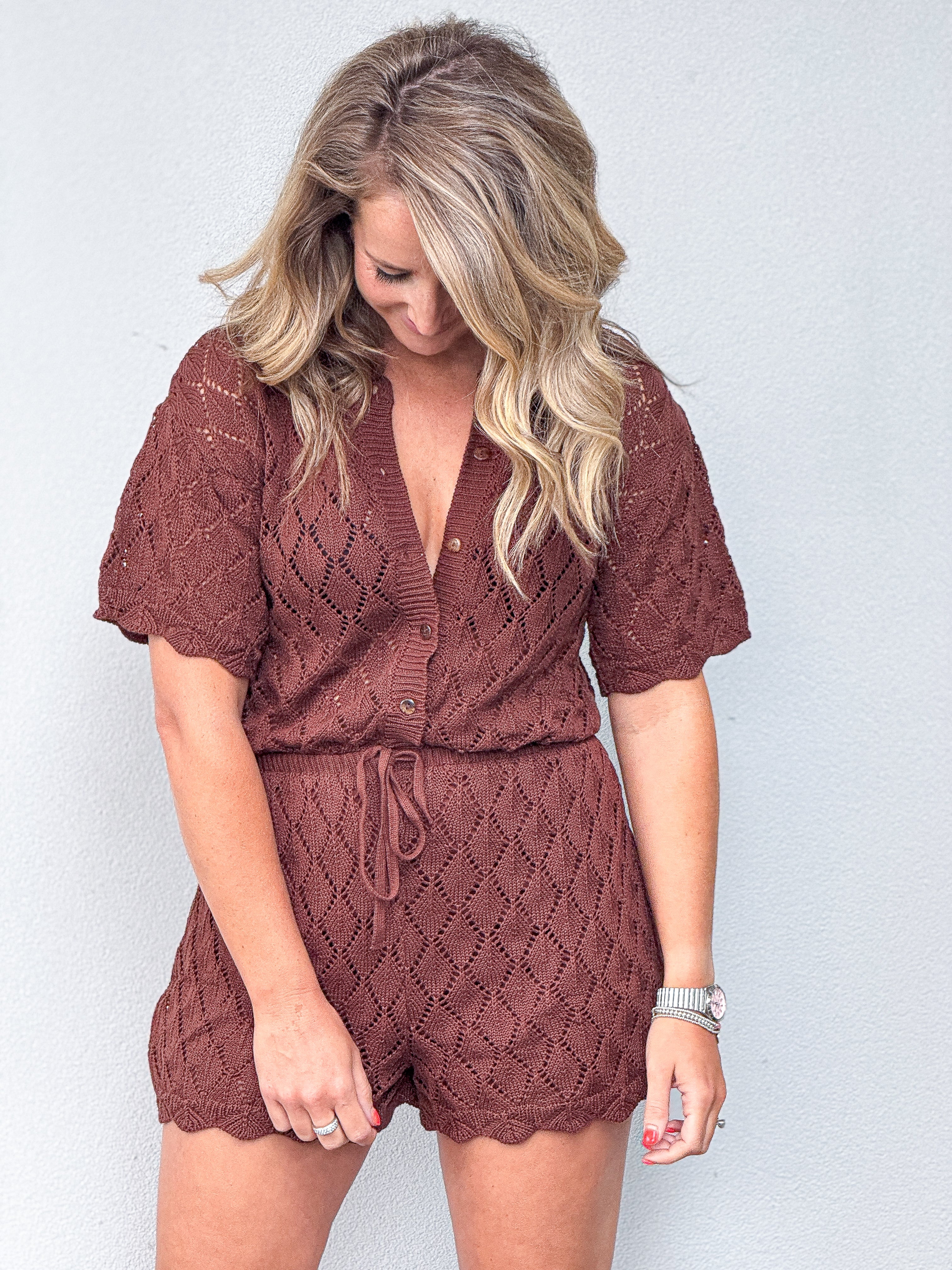 Hunter Playsuit - Brown