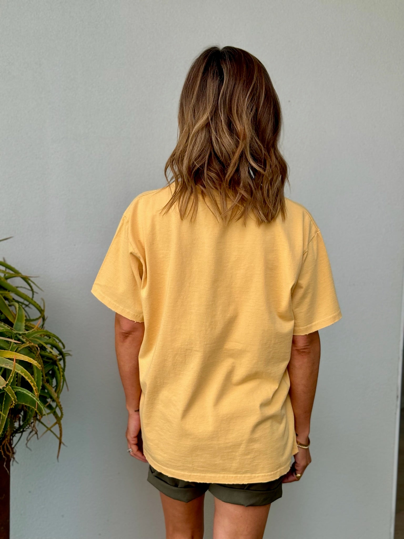 Palm Springs Tee - Mustard