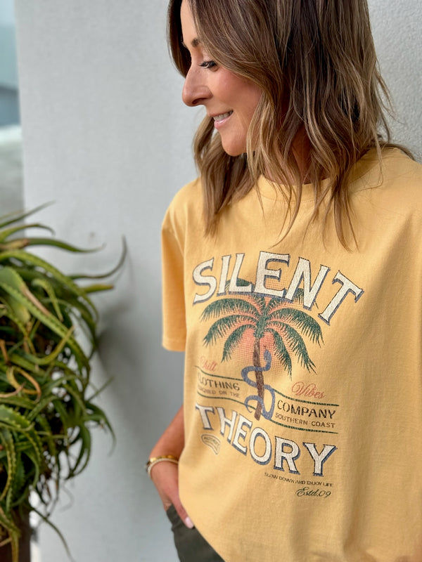 Palm Springs Tee - Mustard