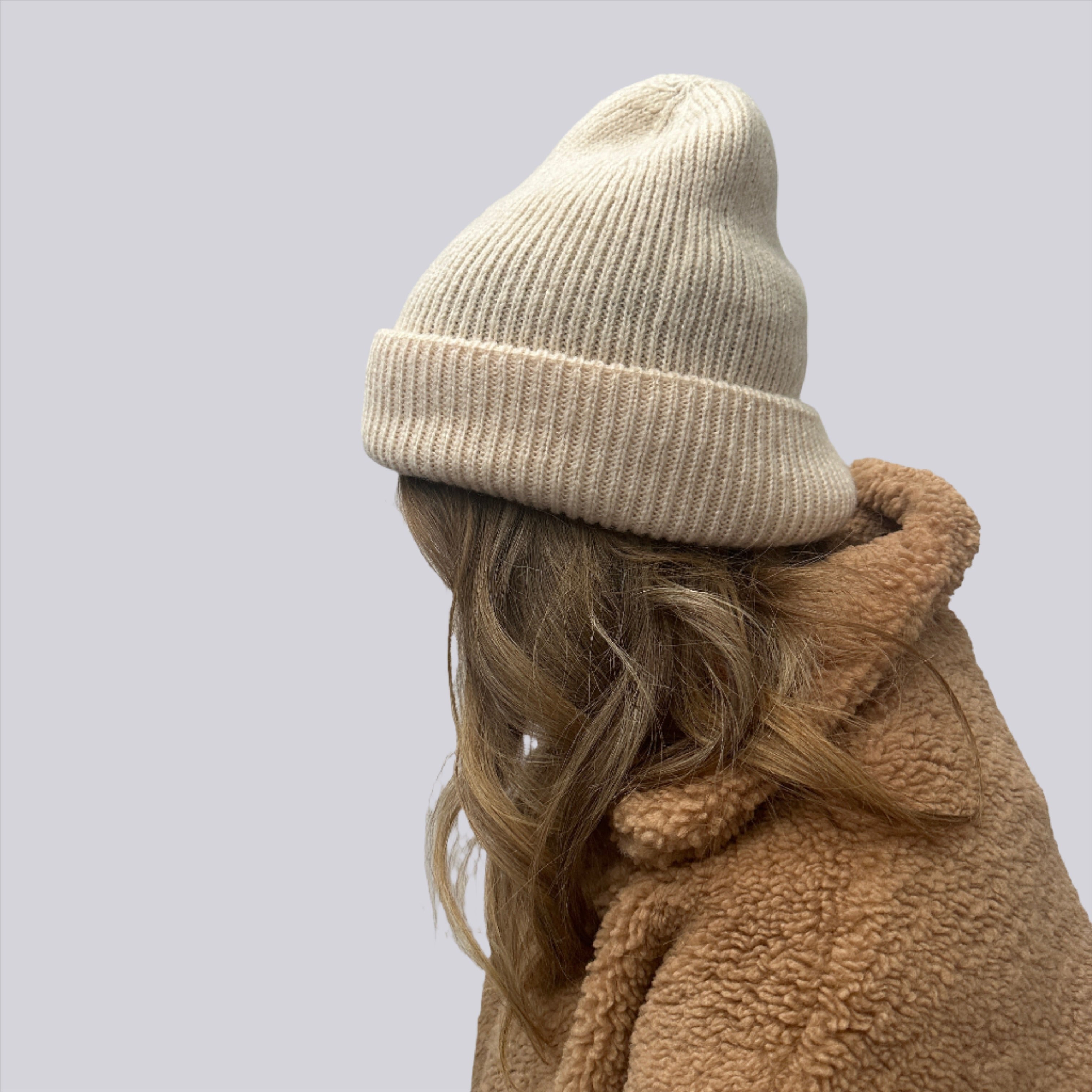 Cream Beanie