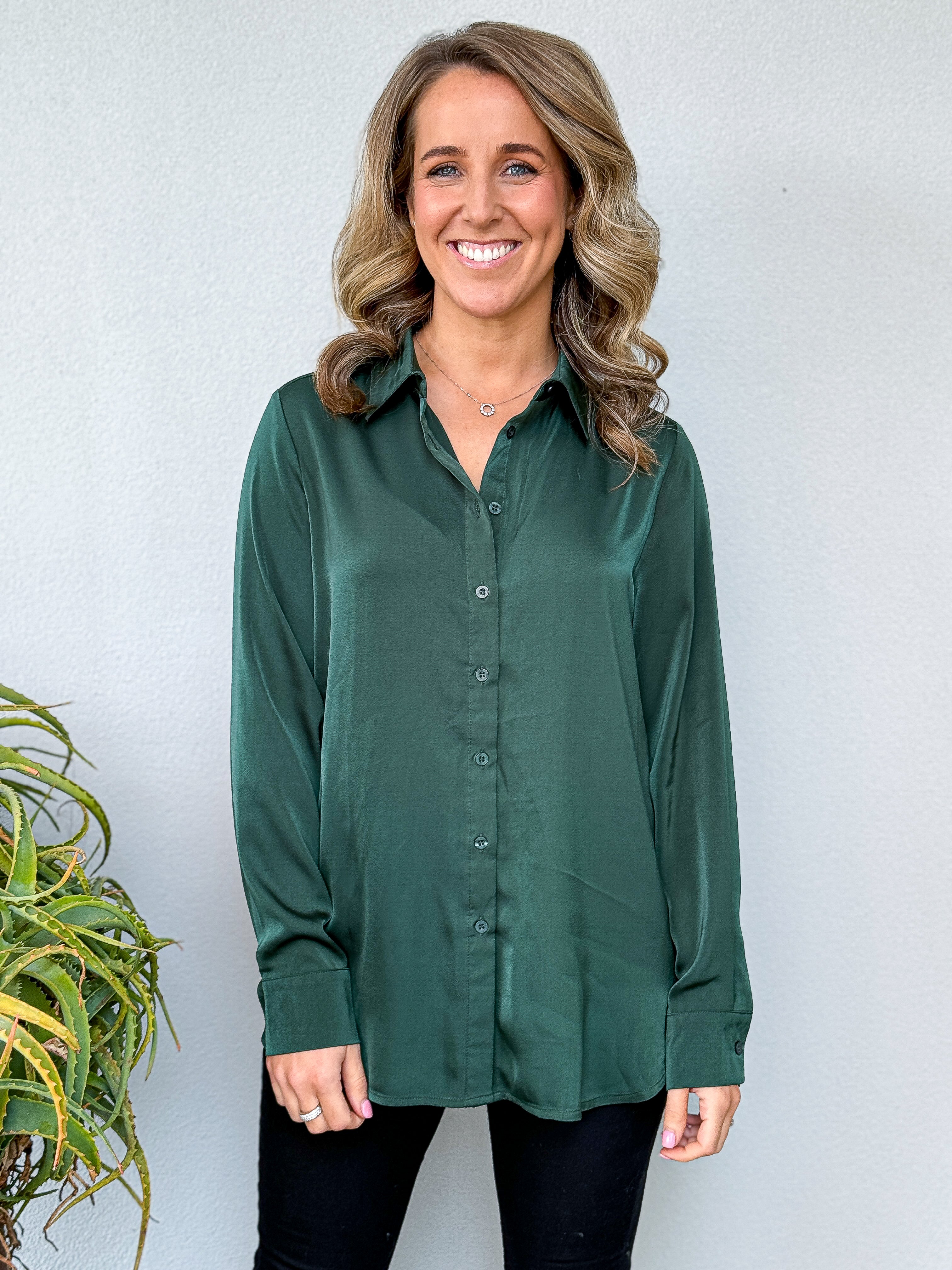 Isla Shirt - Emerald